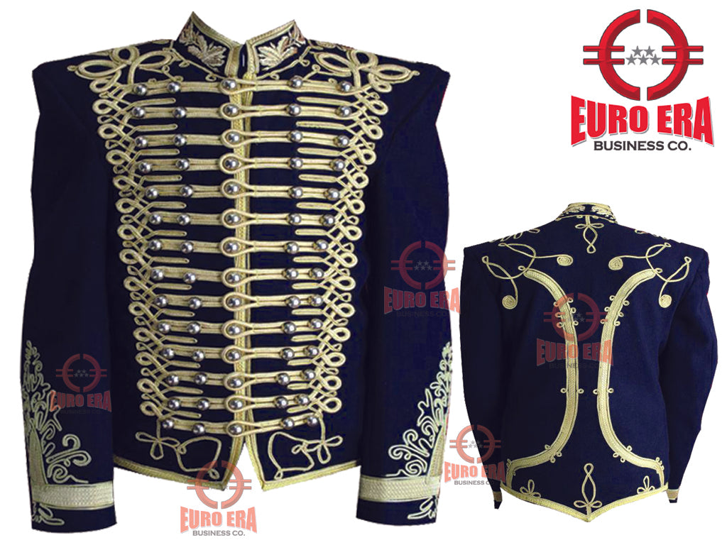 Napoleonic Ceremonial Officer Hussars Tunic Jacket Wedding Costume