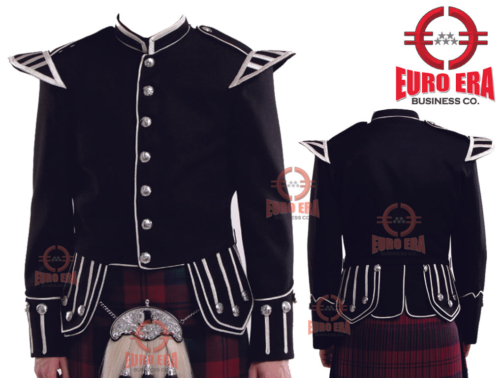 New Great Highlander Military Piper Drummer Doublet Jacket