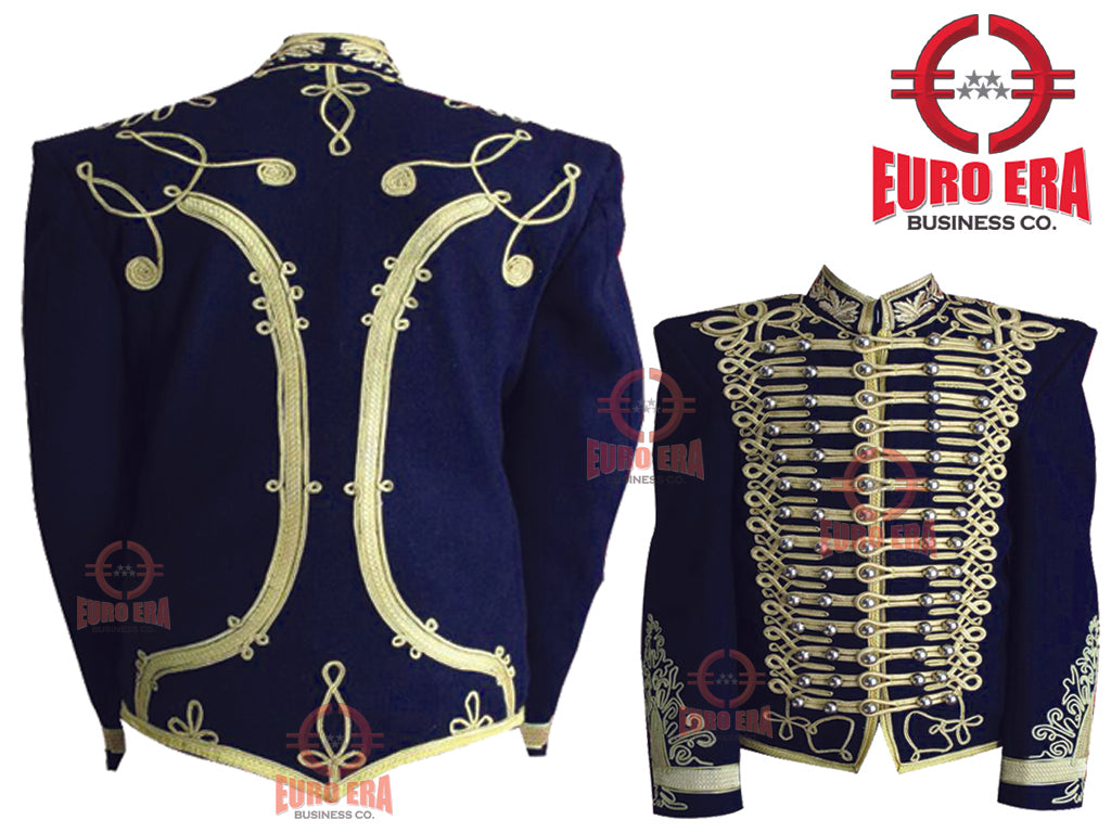 Napoleonic Ceremonial Officer Hussars Tunic Jacket Wedding Costume