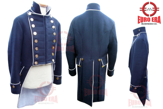 Napoleonic Regency Navy Captain Military Officer Frock Coat