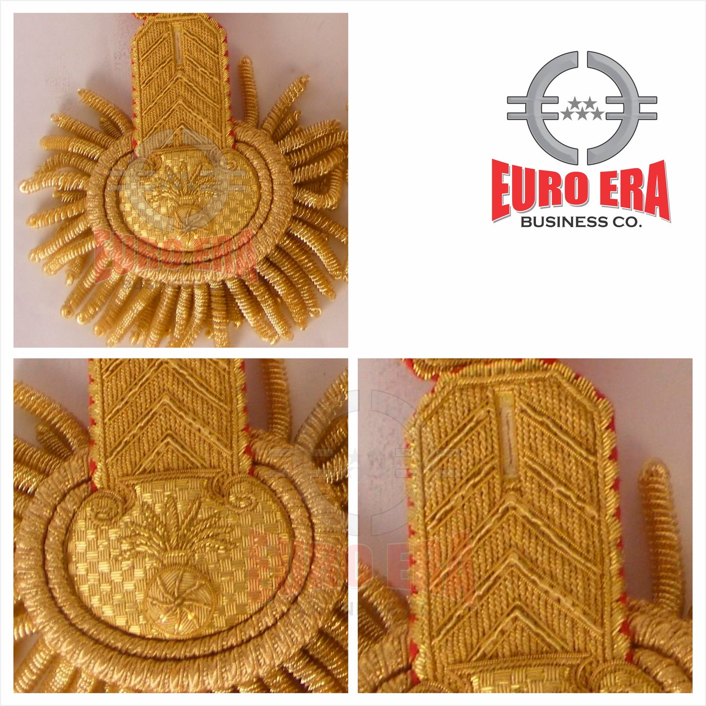 napoleonic 1st empire french officers rank epaulettes bullion wire fringes