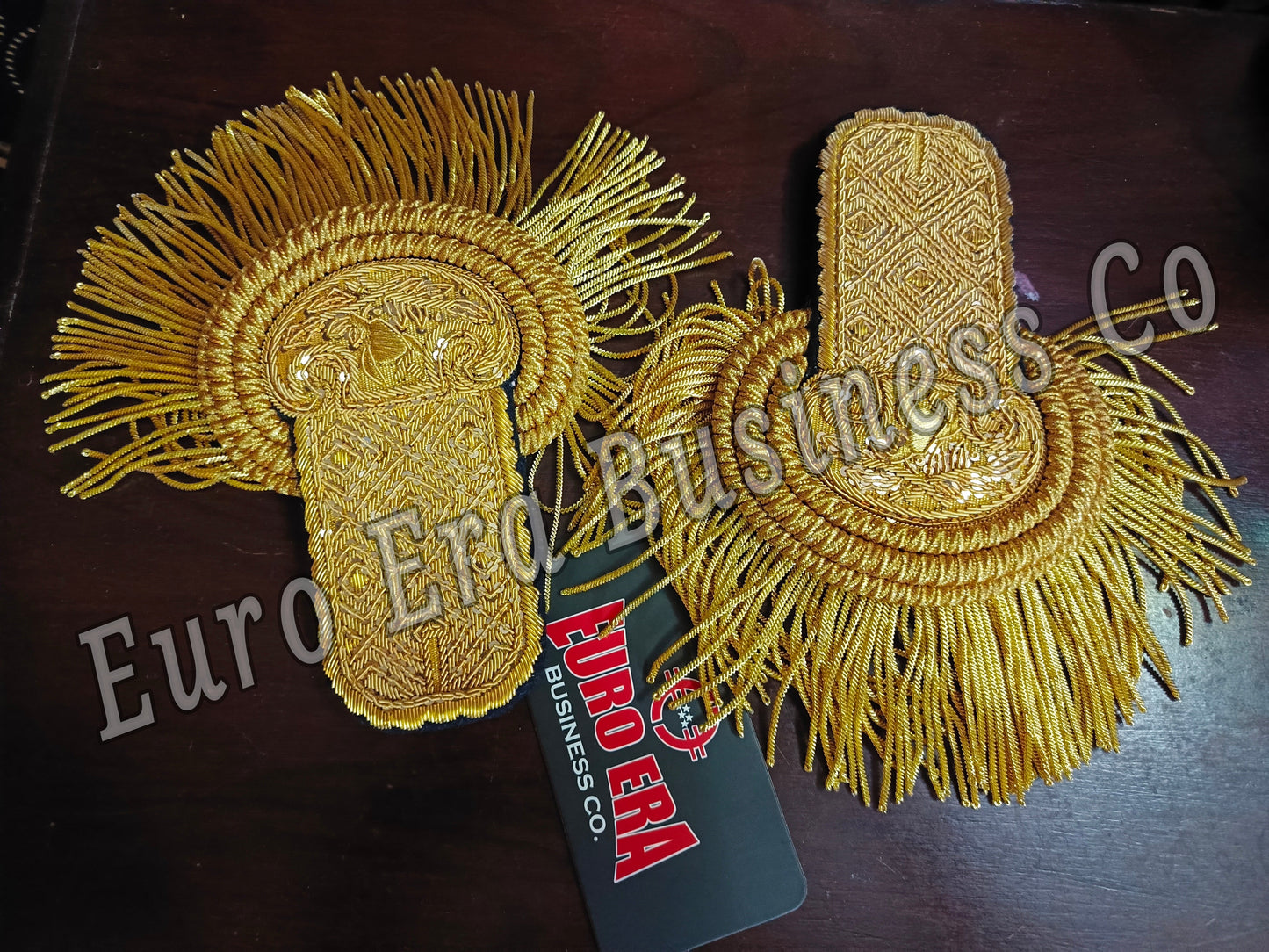 Napoleonic General/Marshall Officer Military Uniforms officer epaulettes with bullion wire Fringes