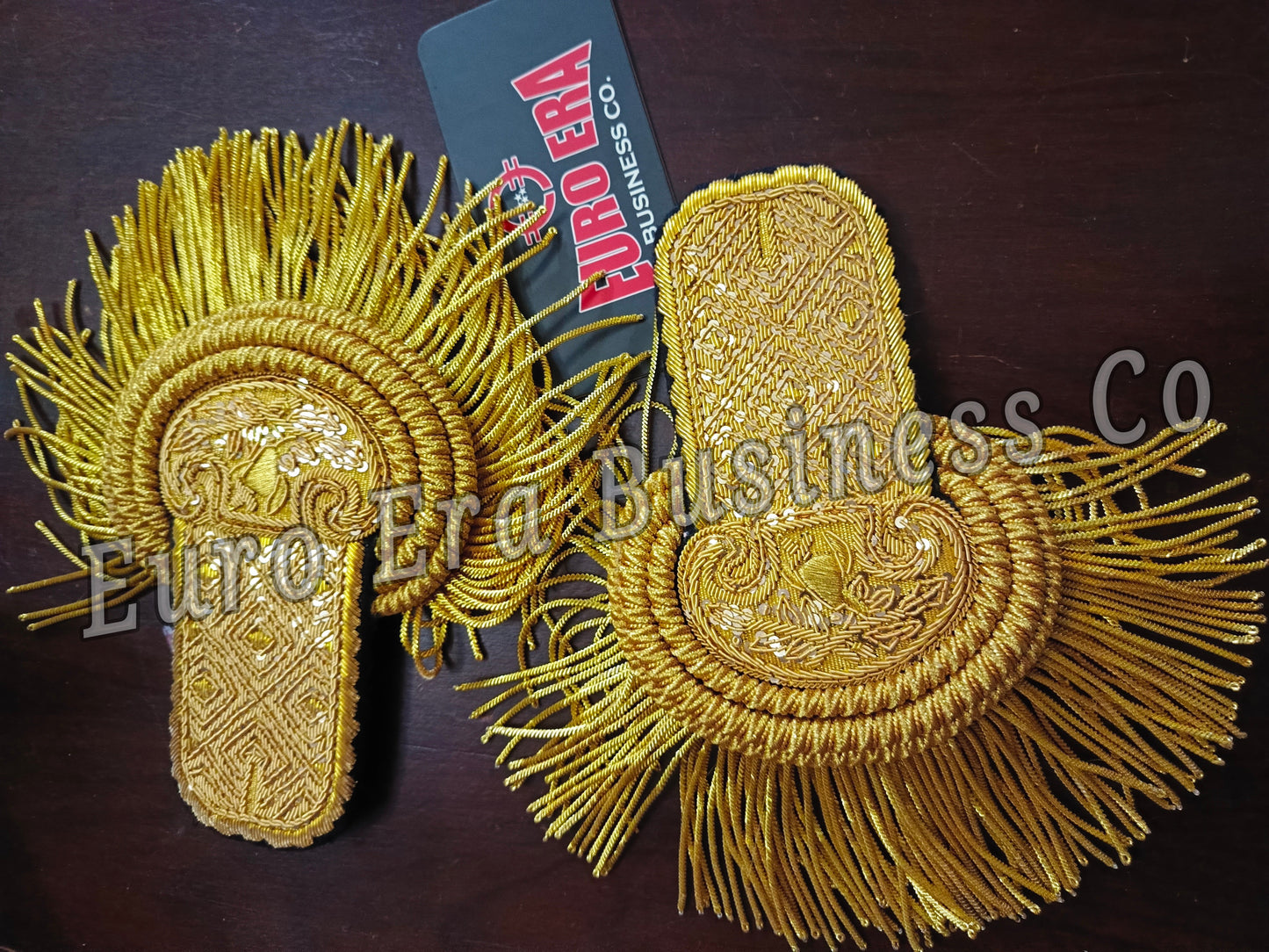 Napoleonic General/Marshall Officer Military Uniforms officer epaulettes with bullion wire Fringes