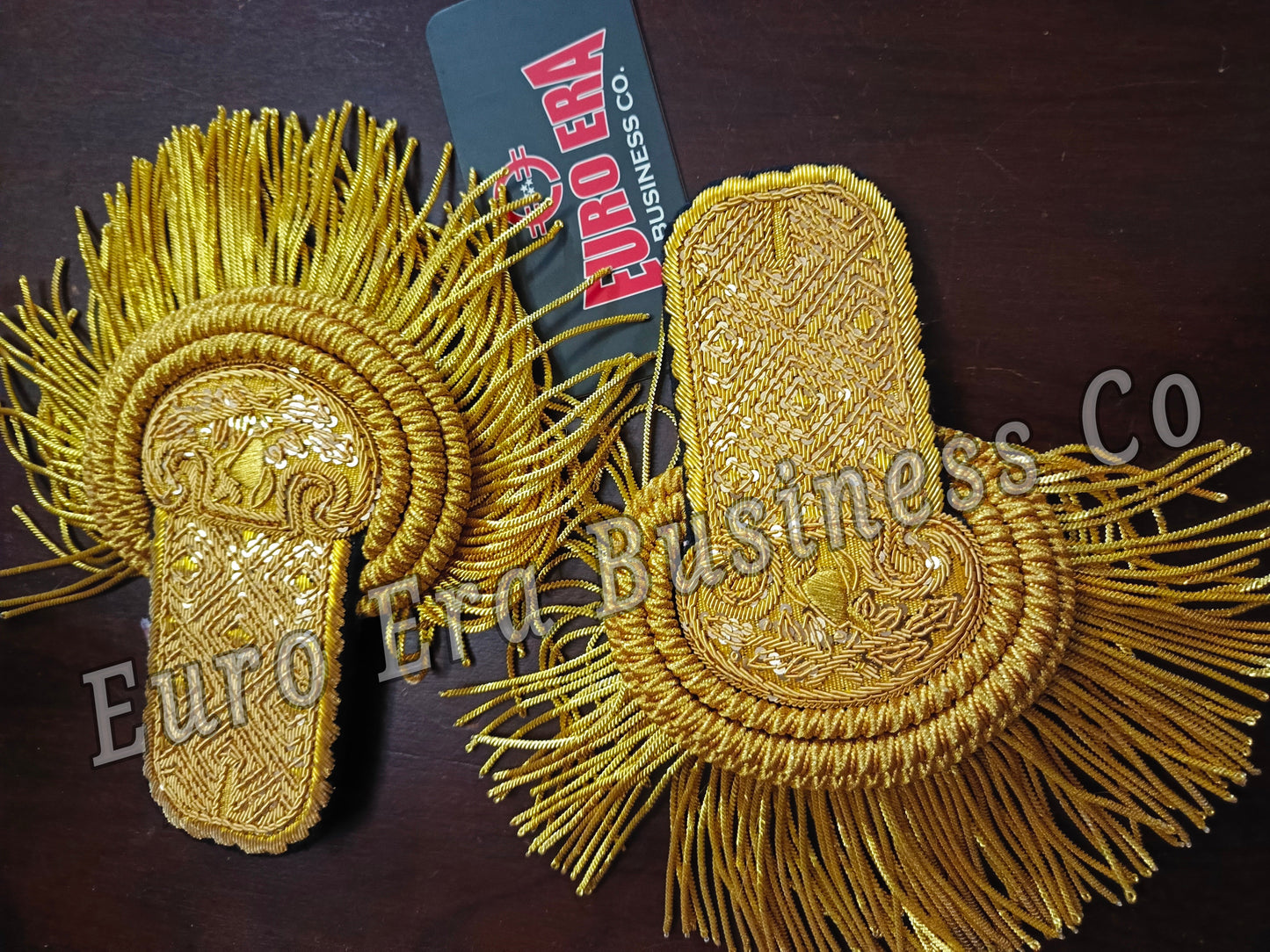 Napoleonic General/Marshall Officer Military Uniforms officer epaulettes with bullion wire Fringes