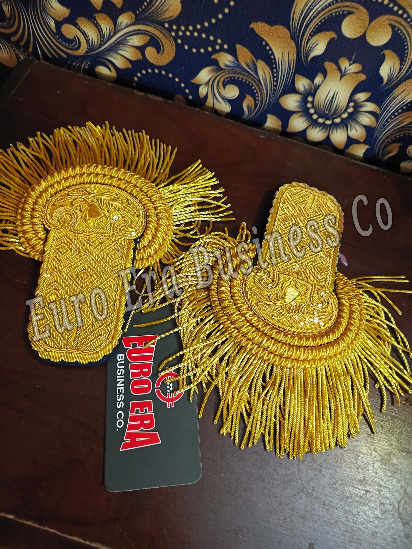 Napoleonic General/Marshall Officer Military Uniforms officer epaulettes with bullion wire Fringes