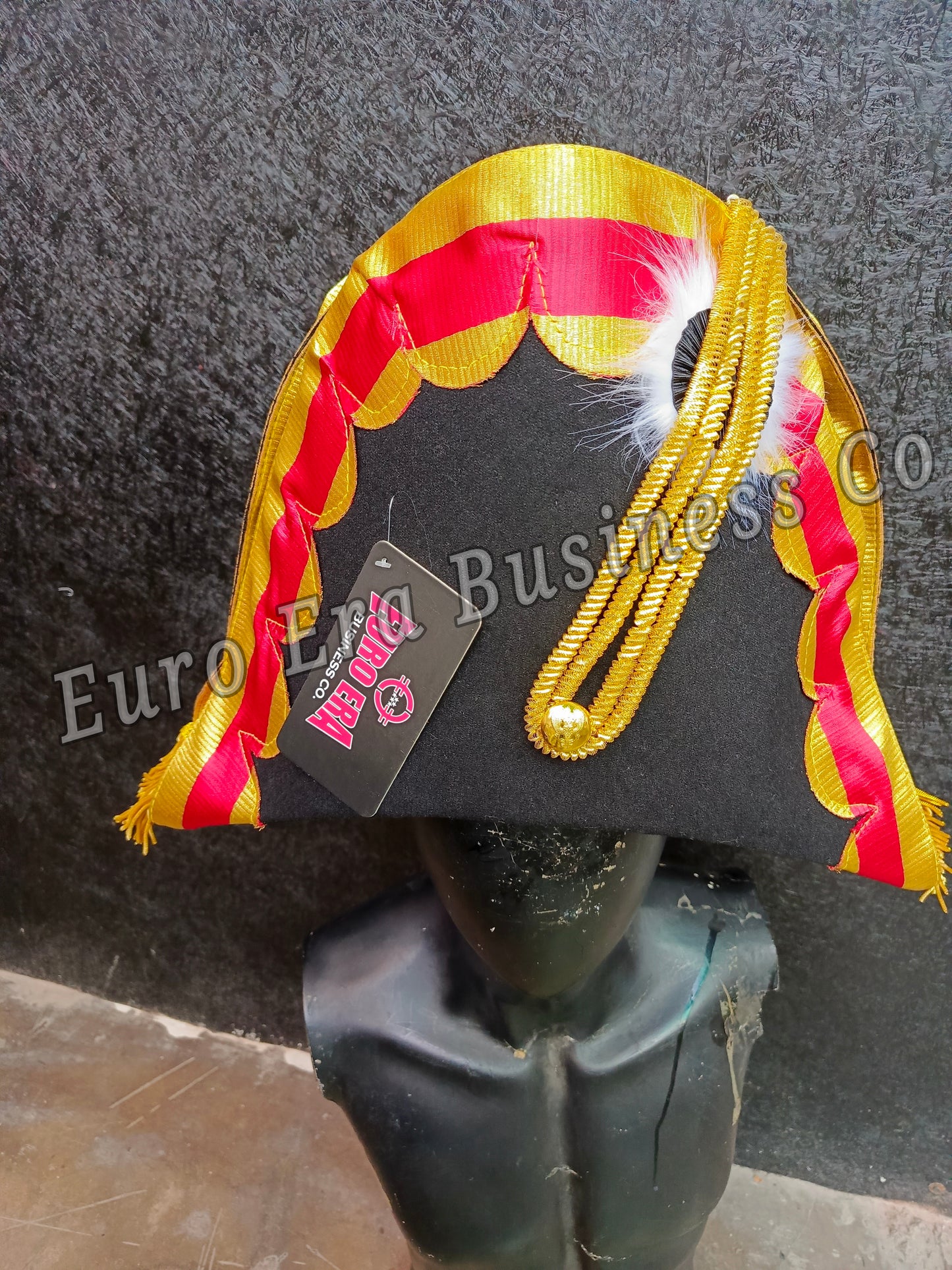 New British General Field Marshal Military Officer Bicorn Hat