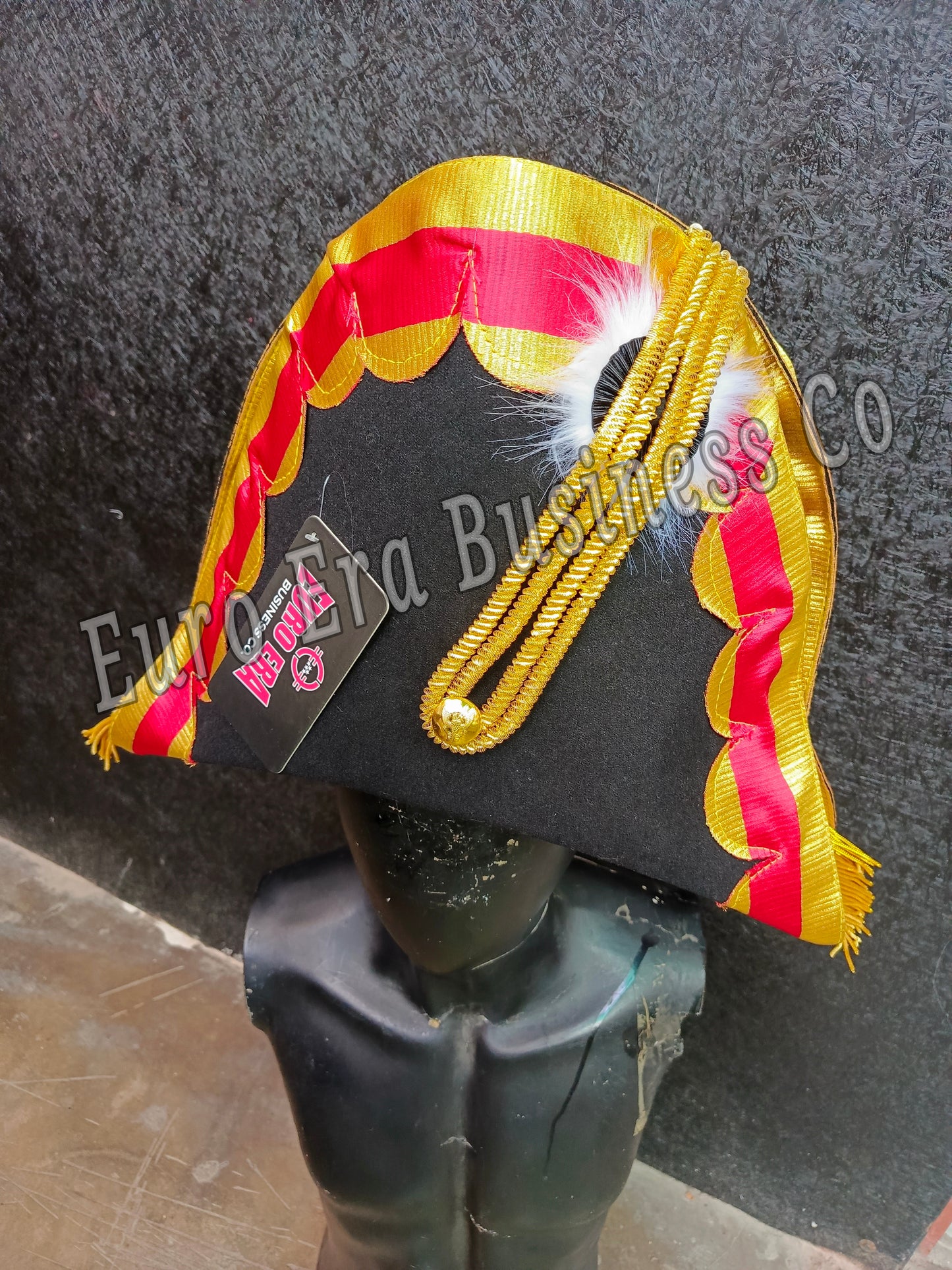 New British General Field Marshal Military Officer Bicorn Hat