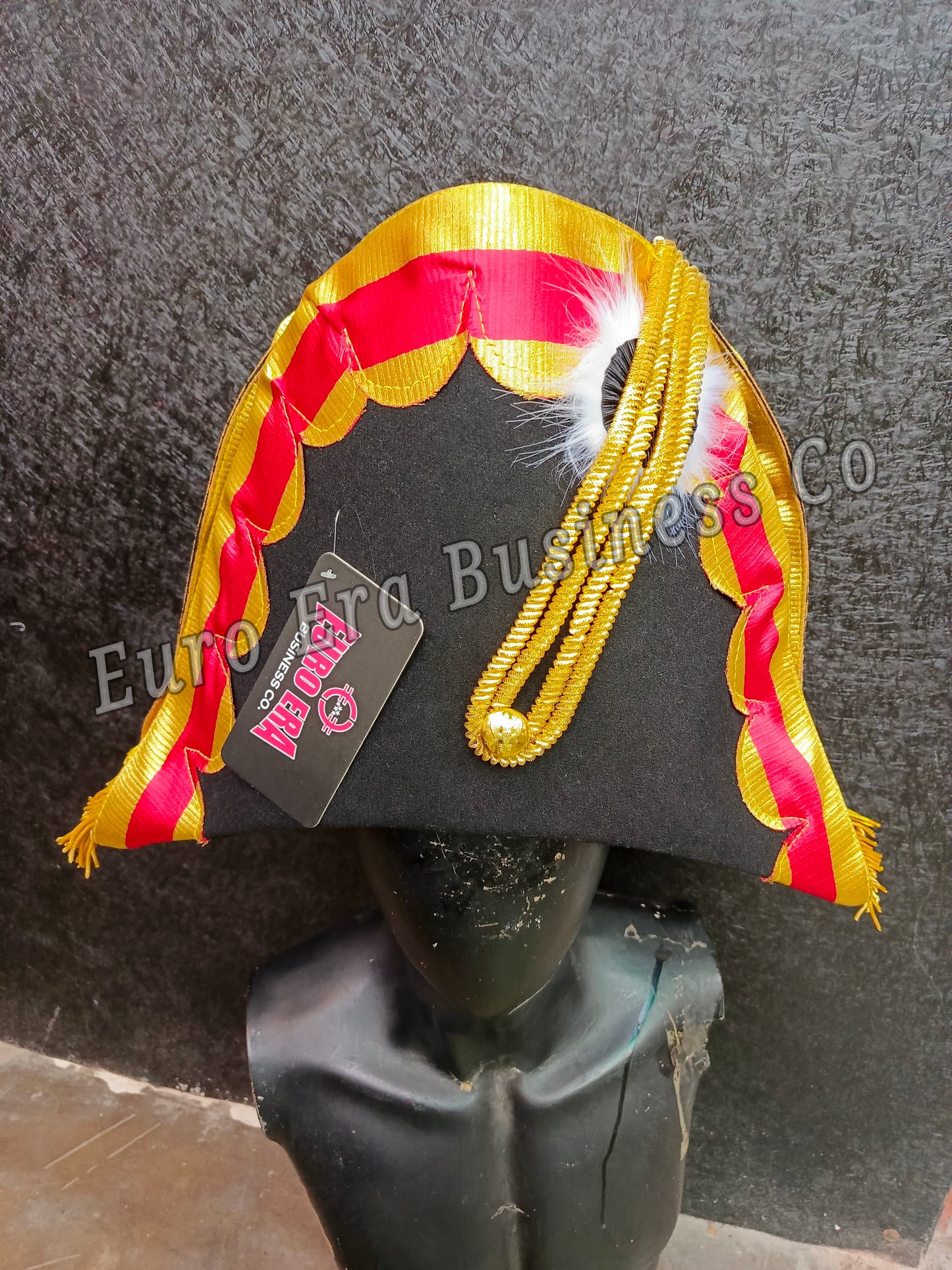 New British General Field Marshal Military Officer Bicorn Hat