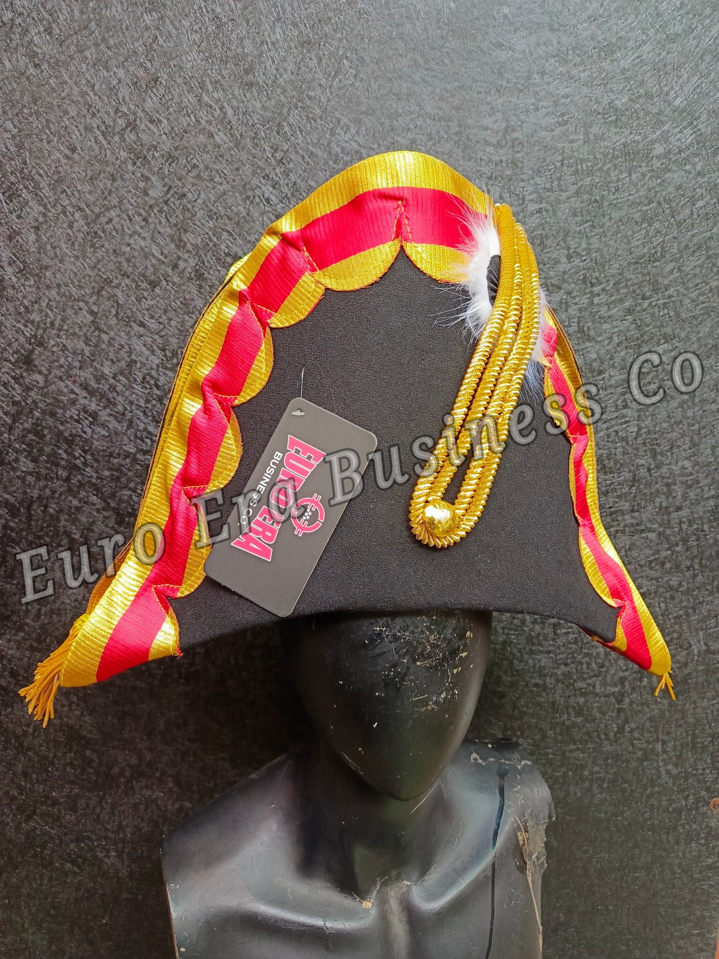 New British General Field Marshal Military Officer Bicorn Hat