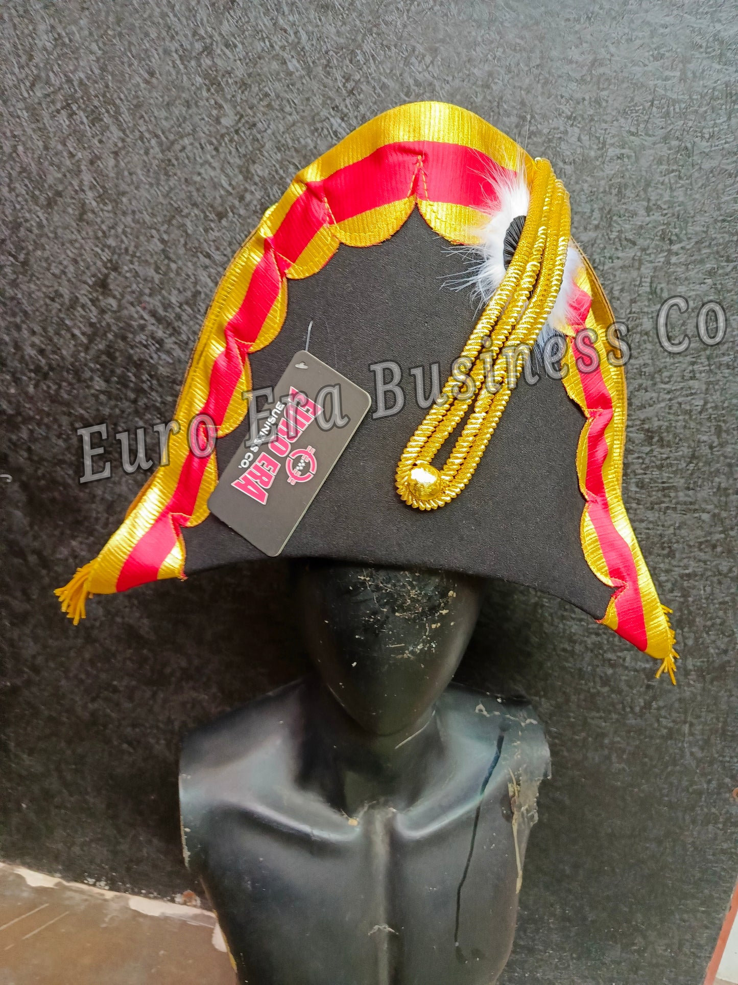 New British General Field Marshal Military Officer Bicorn Hat