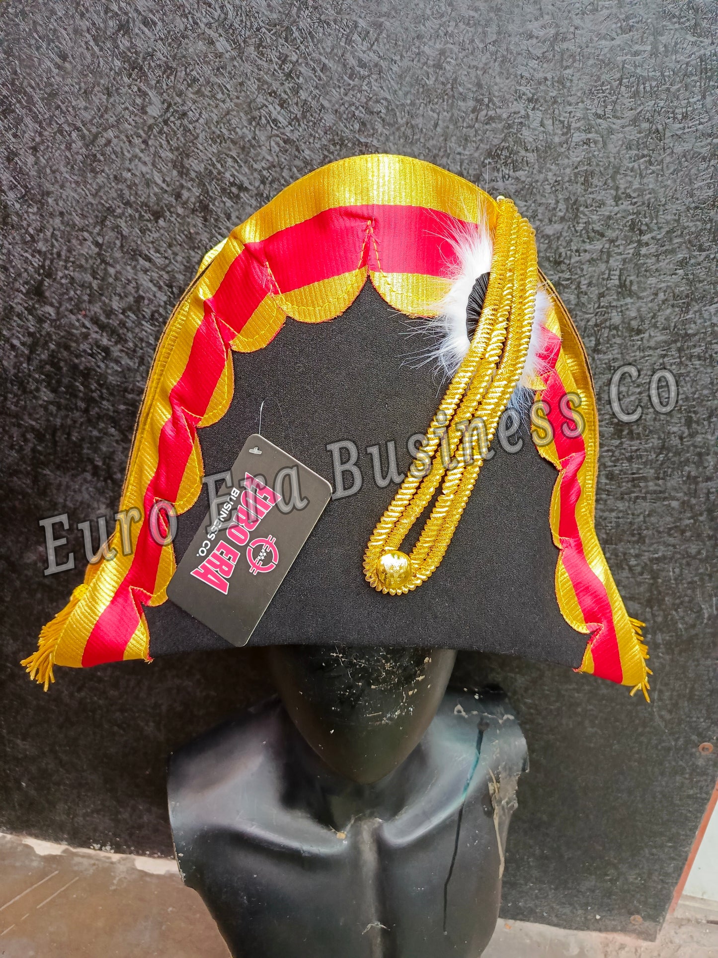 New British General Field Marshal Military Officer Bicorn Hat