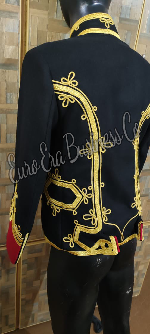 Napoleonic Dolman lieutenant Hunter horseback of guard Hussar Military Pelisse Jacket