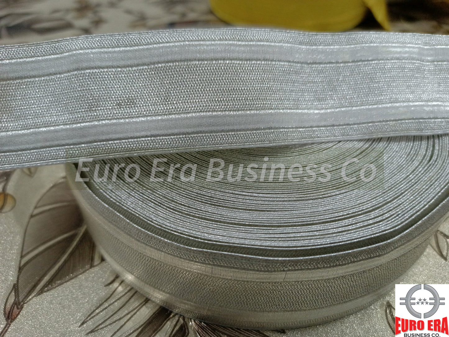 100 Meter Naval Silver Metallic Wire Lace Trim 25mm