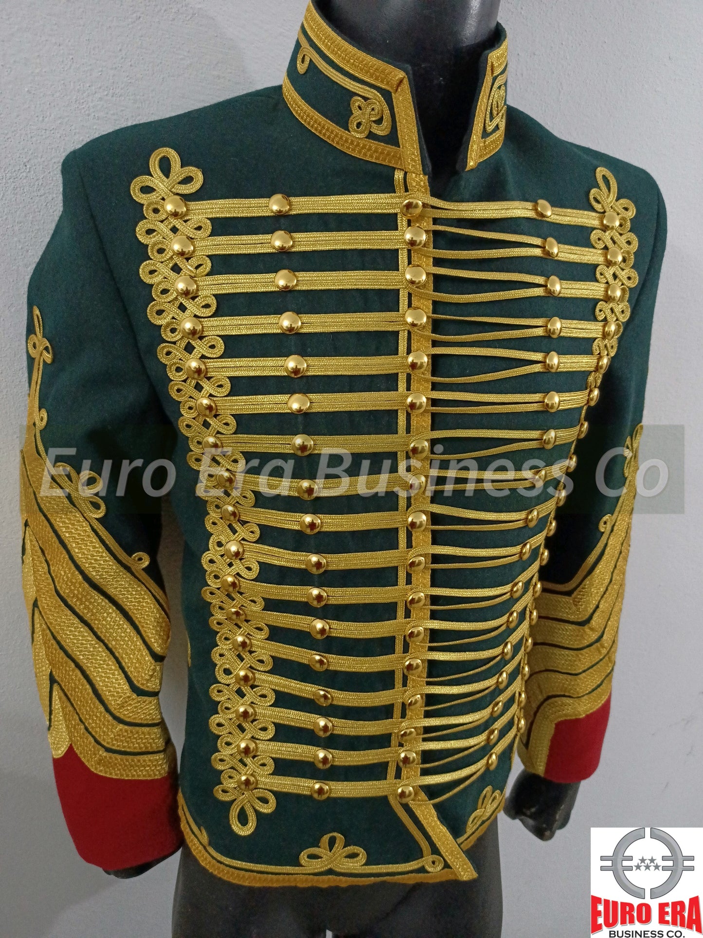 Dolman Colonel Hunter on horseback of the guard Hussar Military Tunic Jacket