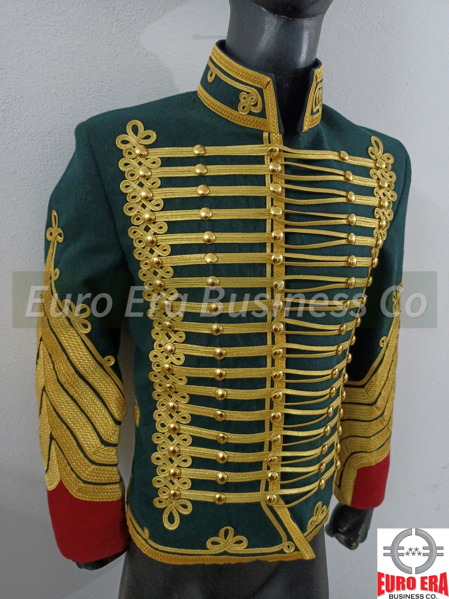 Dolman Colonel Hunter on horseback of the guard Hussar Military Tunic Jacket