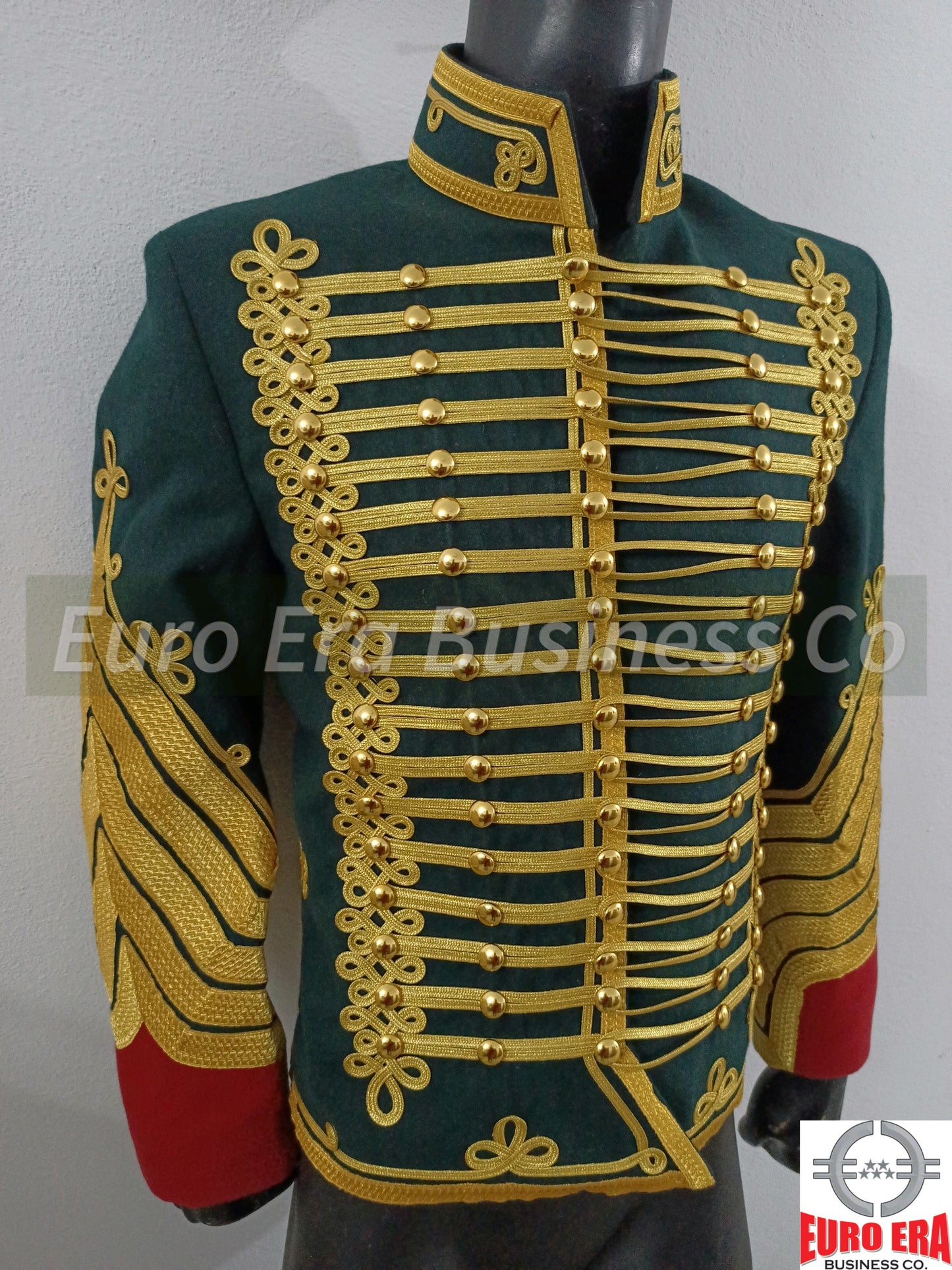 Dolman Colonel Hunter on horseback of the guard Hussar Military Tunic Jacket