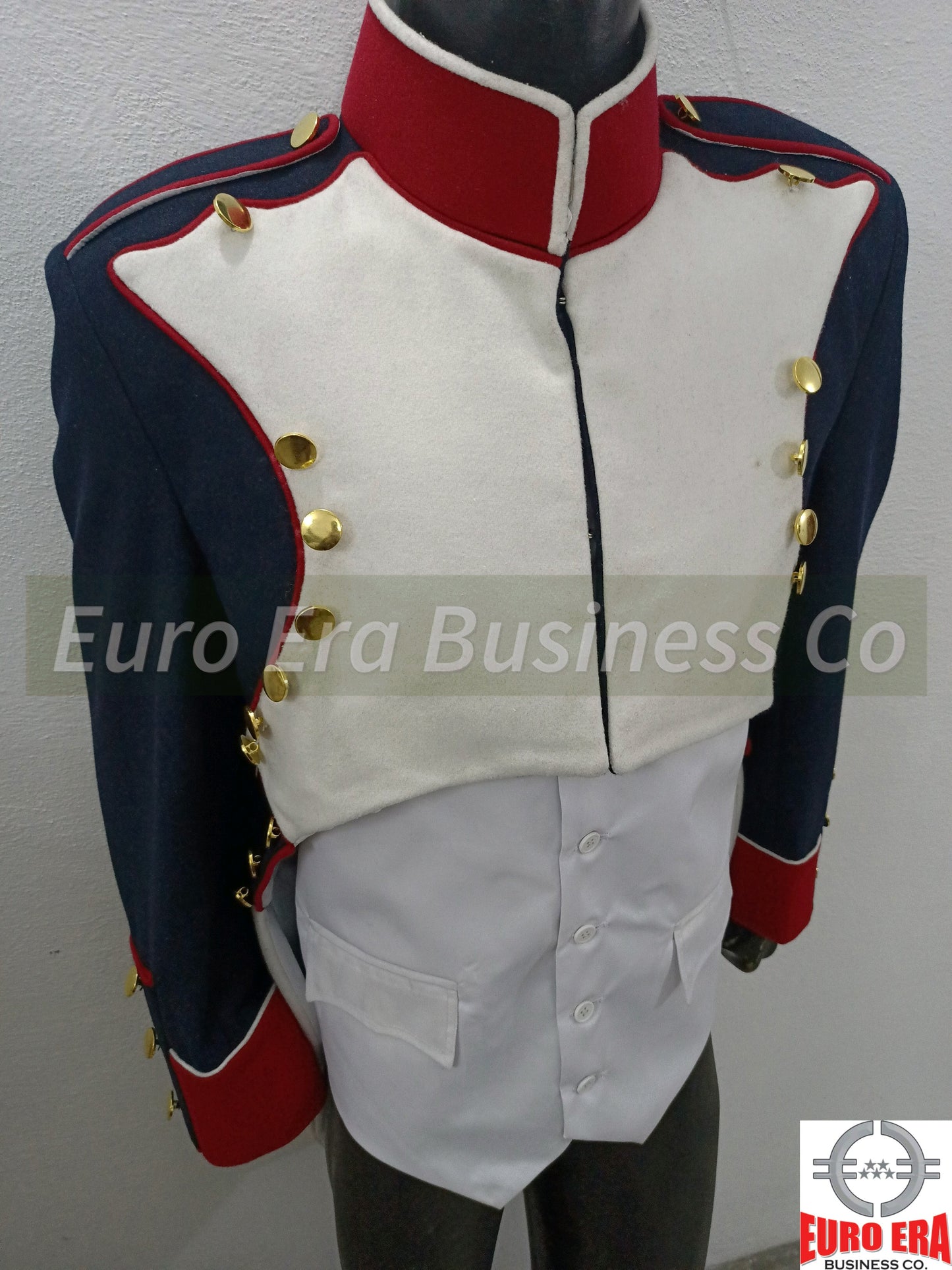 Napoleonic 18th Century 1st Empire Infantry Line Regt Frock Coat With Vest