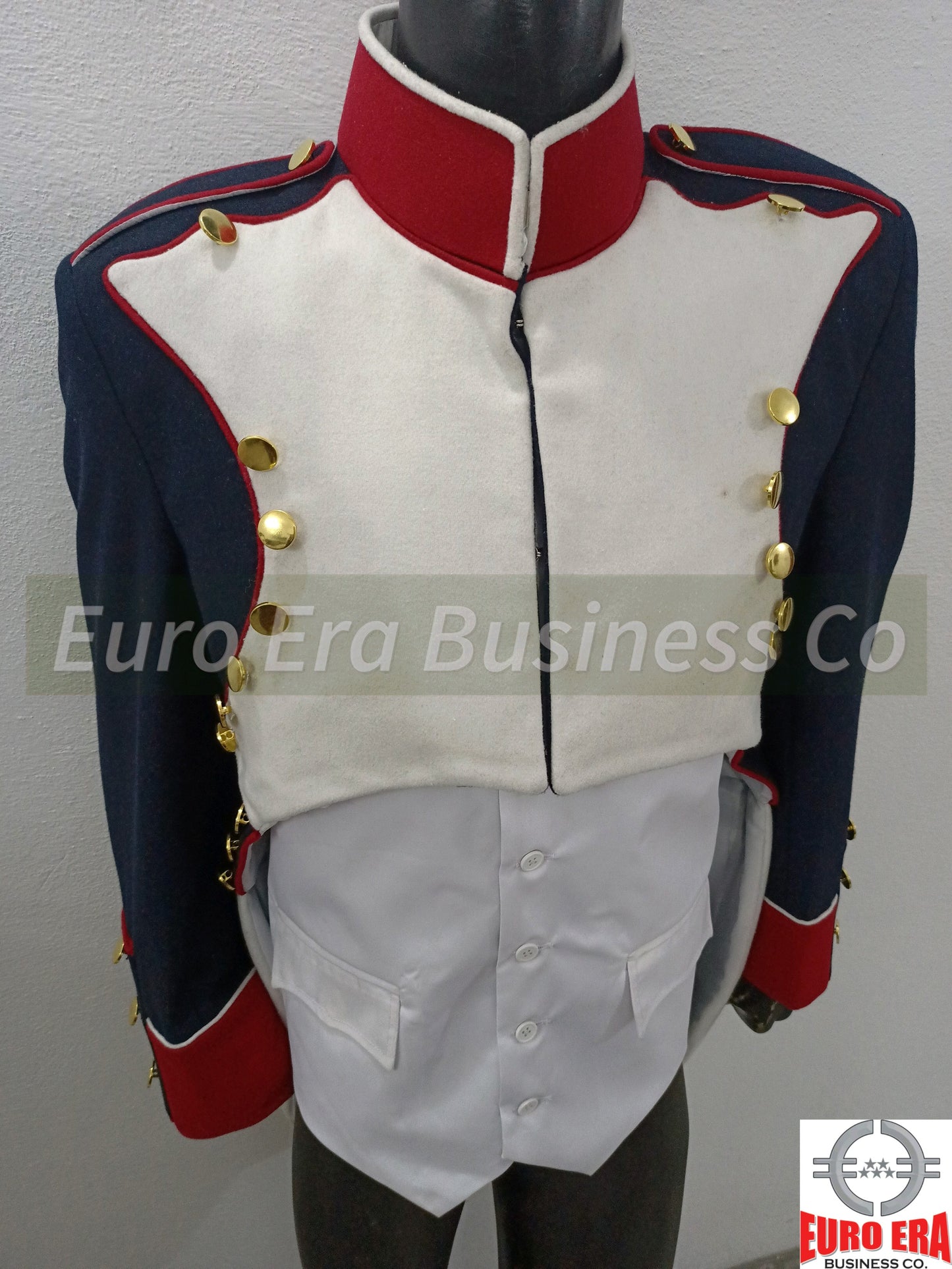 Napoleonic 18th Century 1st Empire Infantry Line Regt Frock Coat With Vest