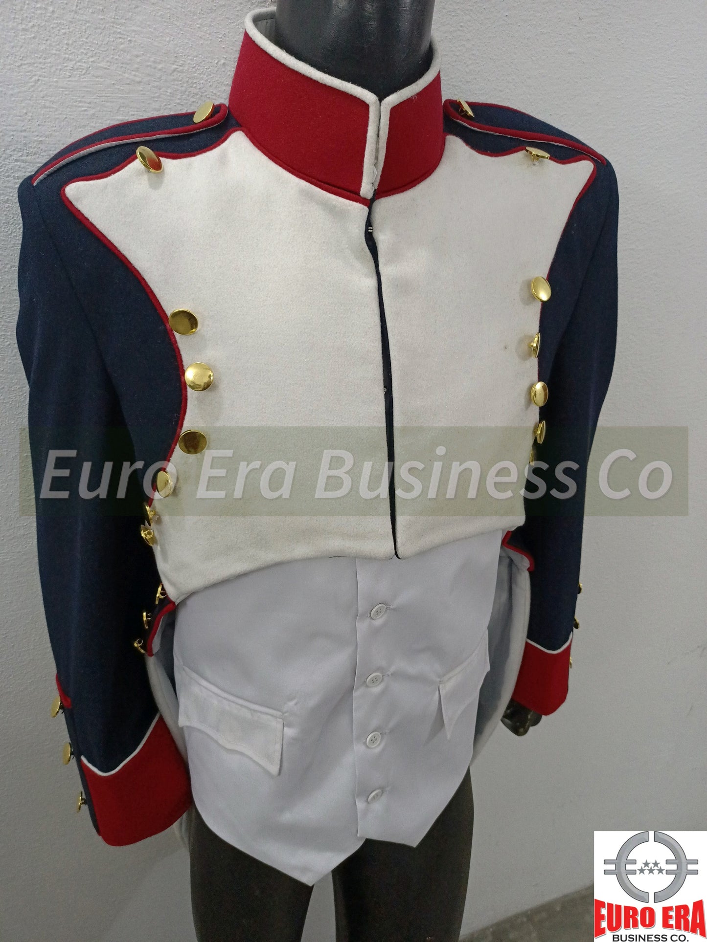 Napoleonic 18th Century 1st Empire Infantry Line Regt Frock Coat With Vest