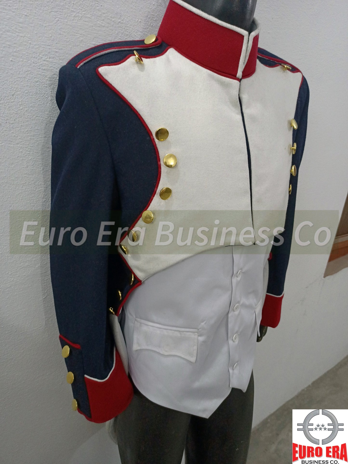 Napoleonic 18th Century 1st Empire Infantry Line Regt Frock Coat With Vest