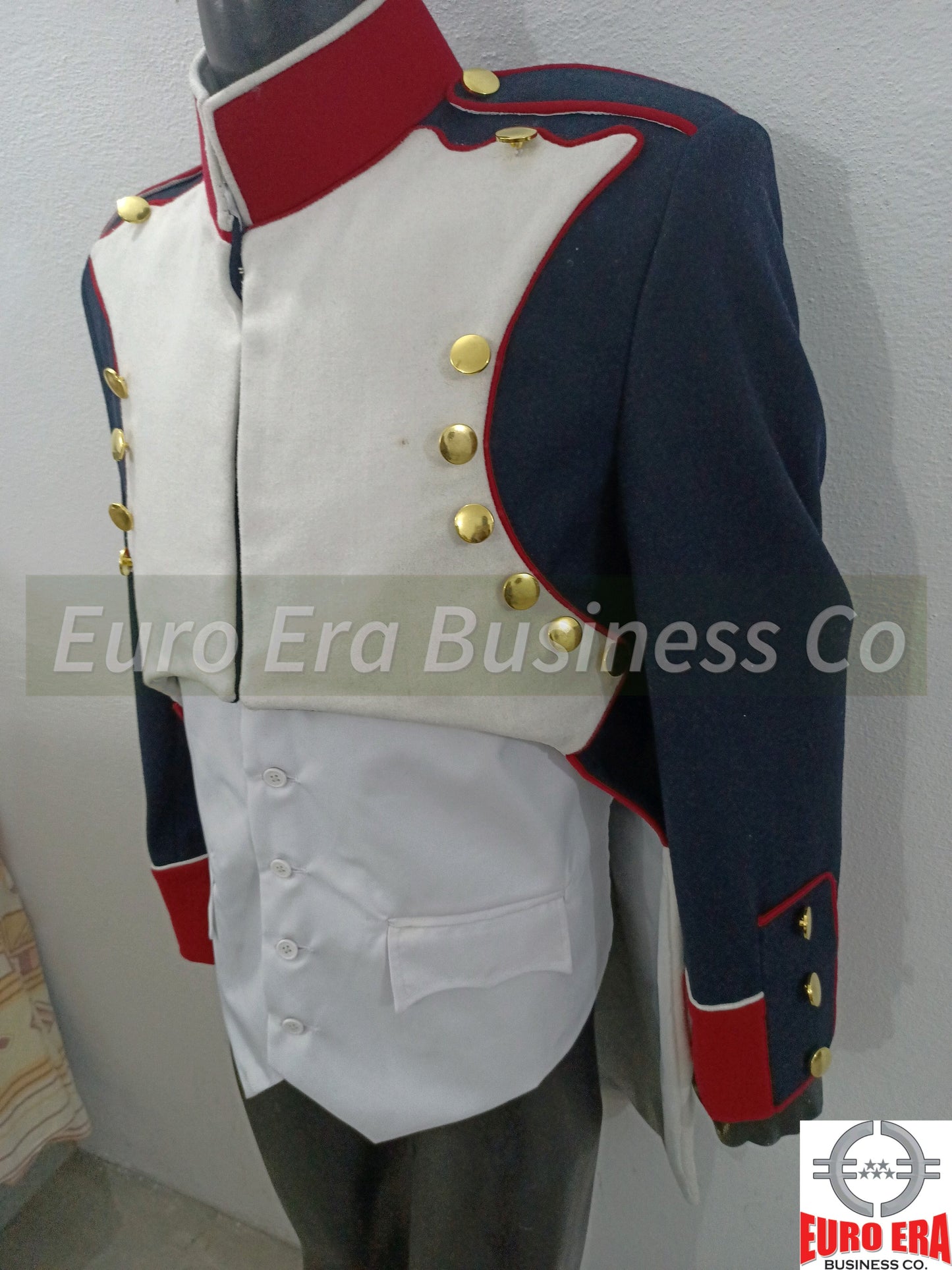 Napoleonic 18th Century 1st Empire Infantry Line Regt Frock Coat With Vest