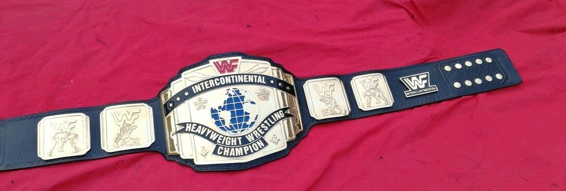 Custom WWF Intercontinental Wrestling championship belt 2mm 4mm brass/zinc