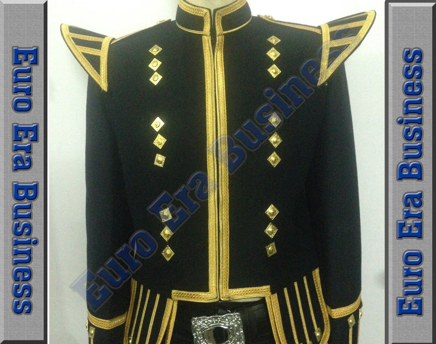 Great Highlander Military Piper Drummer Doublet Jacket