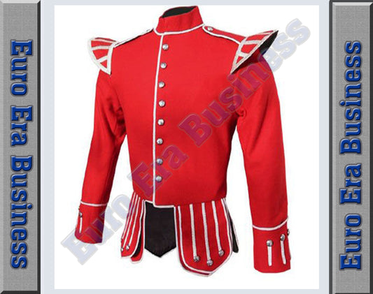 New Great Highlander Military Piper Drummer Doublet Jacket