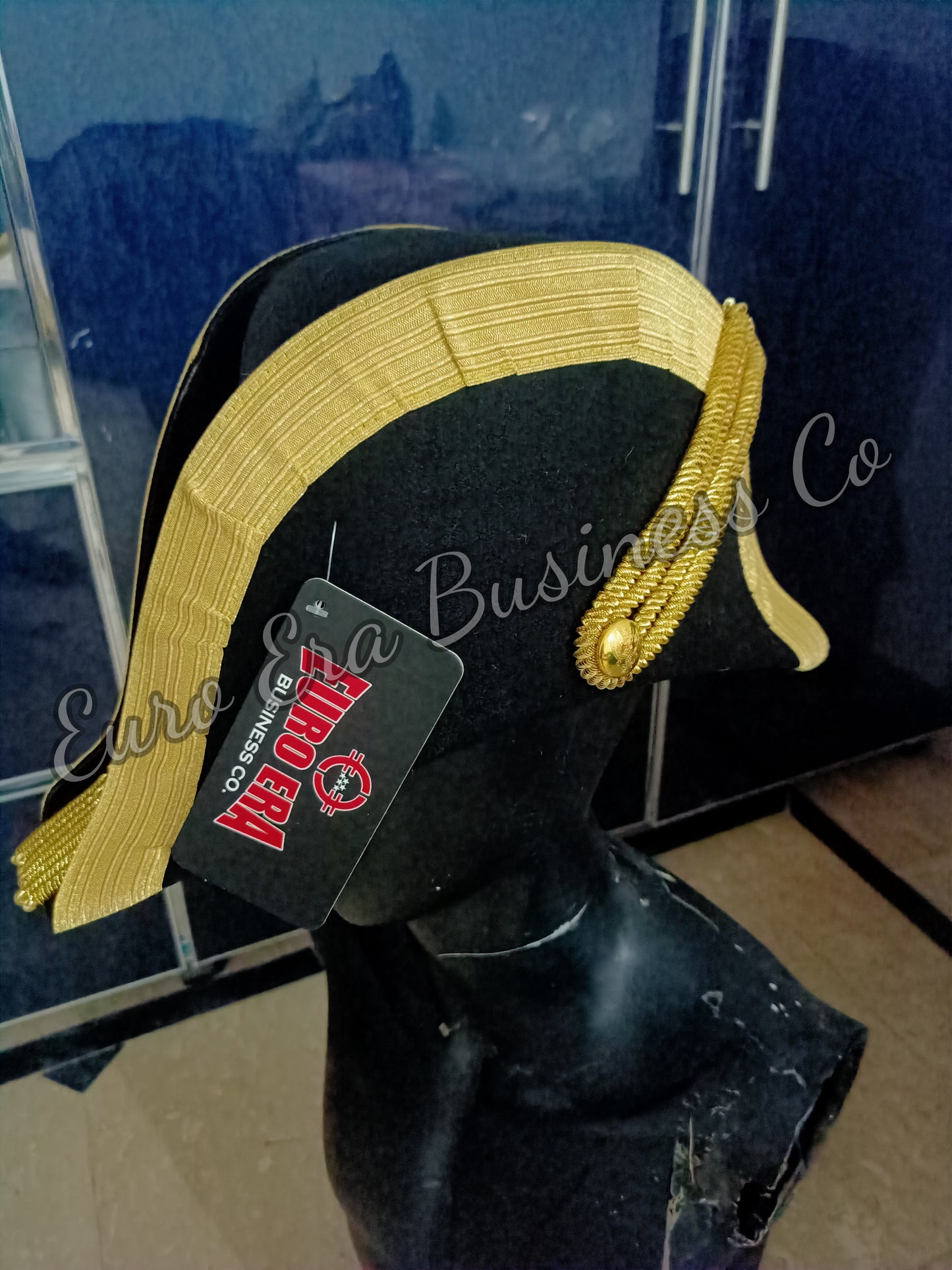 Napoleonic 17th 18th century British Navy General Officers Bicorn Hat