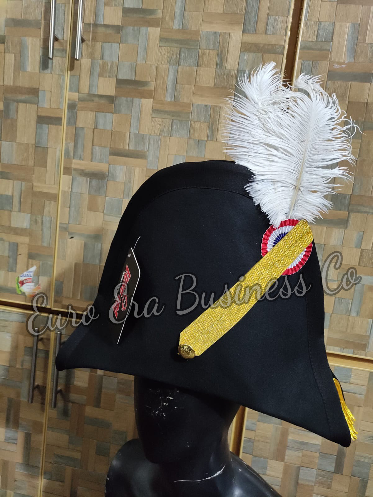 Napoleonic Revolutionary British French Military Officer Bicorn Hat