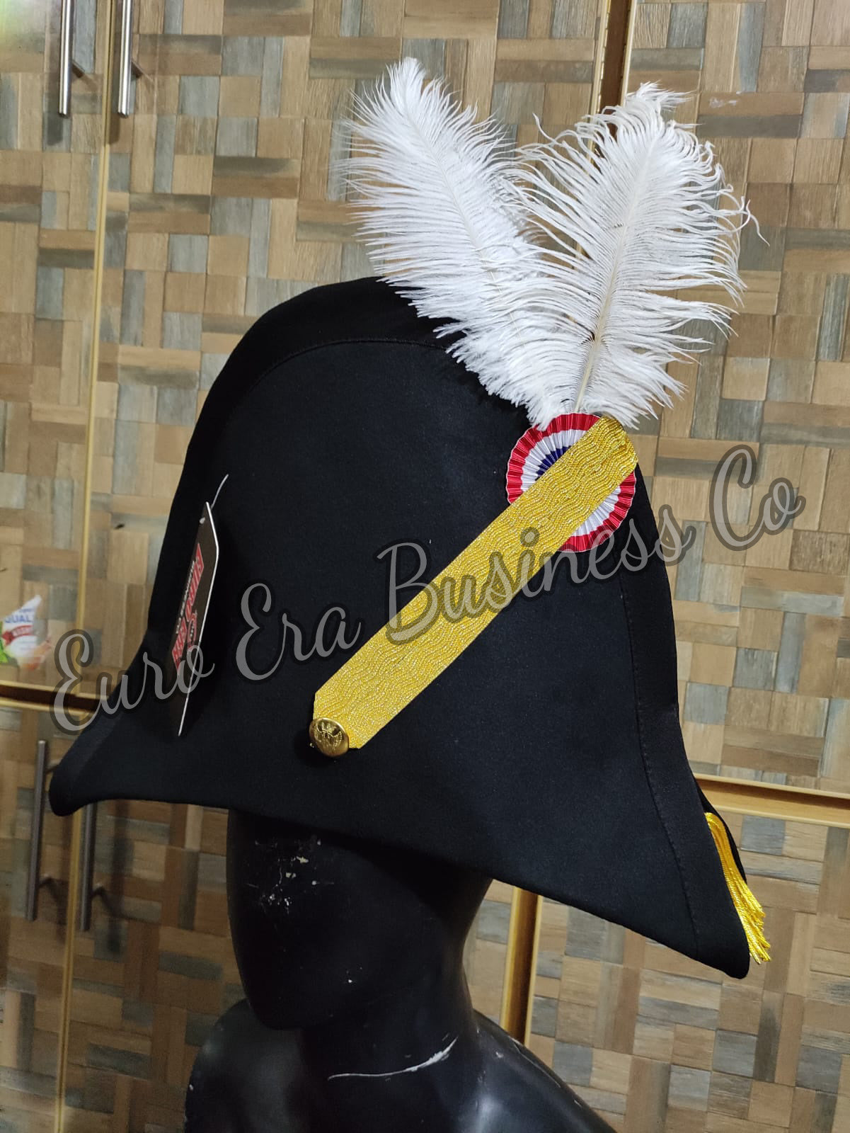 Napoleonic 17th 18th century French Prussian Officers Bicorn Hat