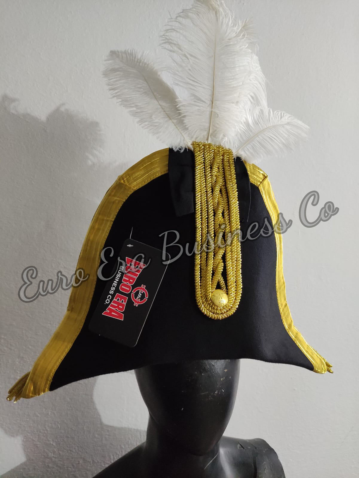 Napoleonic 17th 18th century British/Us General Senior Officers Bicorn Hat