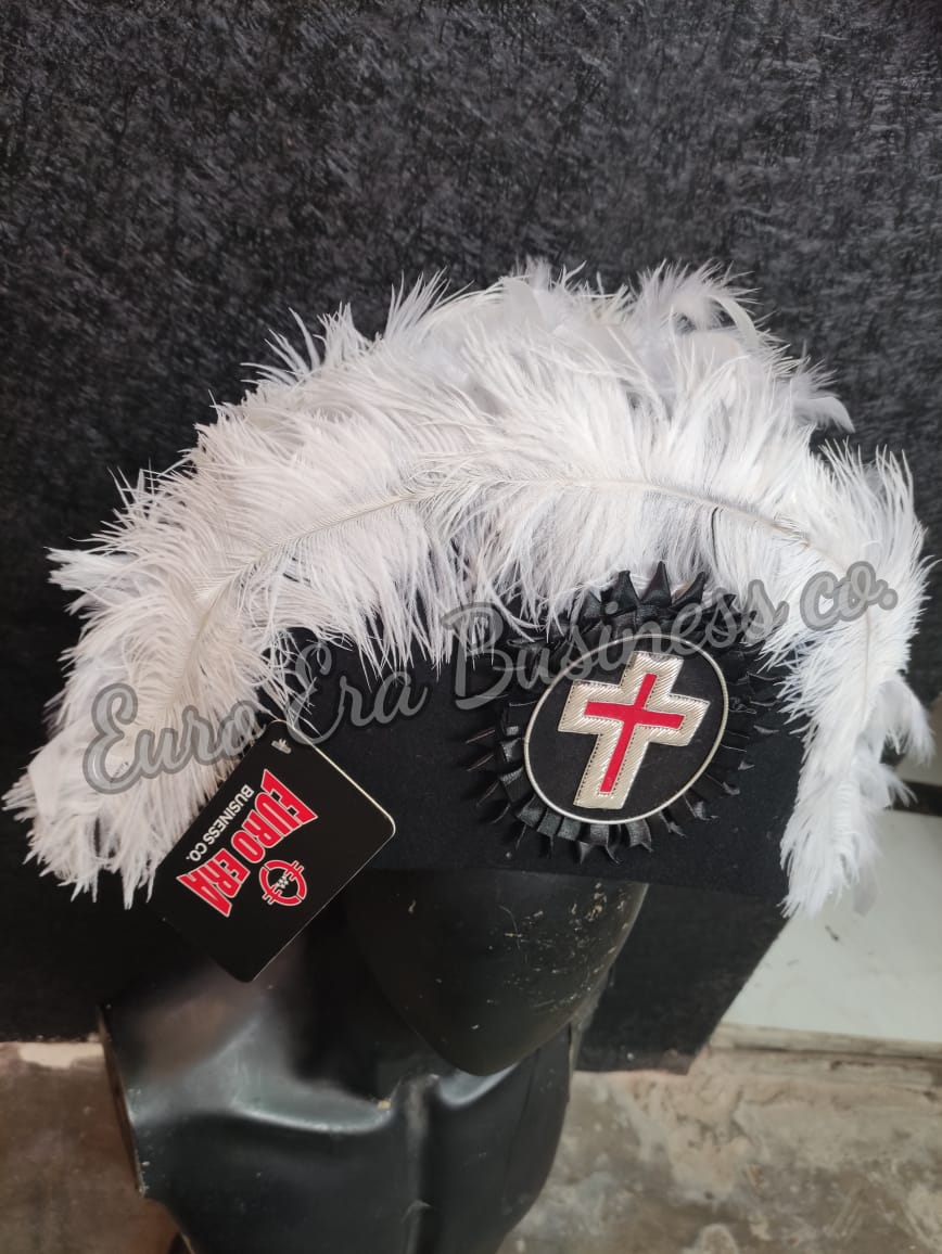 New Masonic Knight Templar Military Officers Bicorn Hat