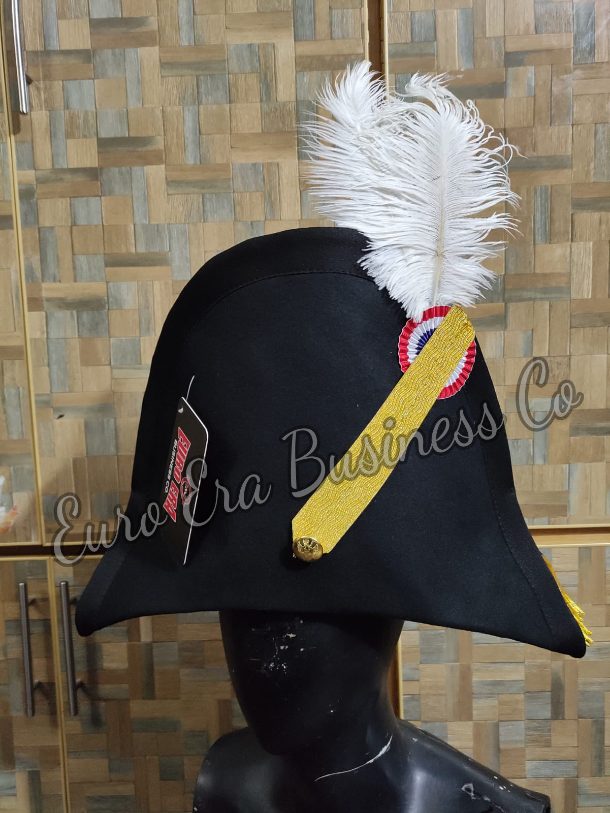 Napoleonic Revolutionary British French Military Officer Bicorn Hat