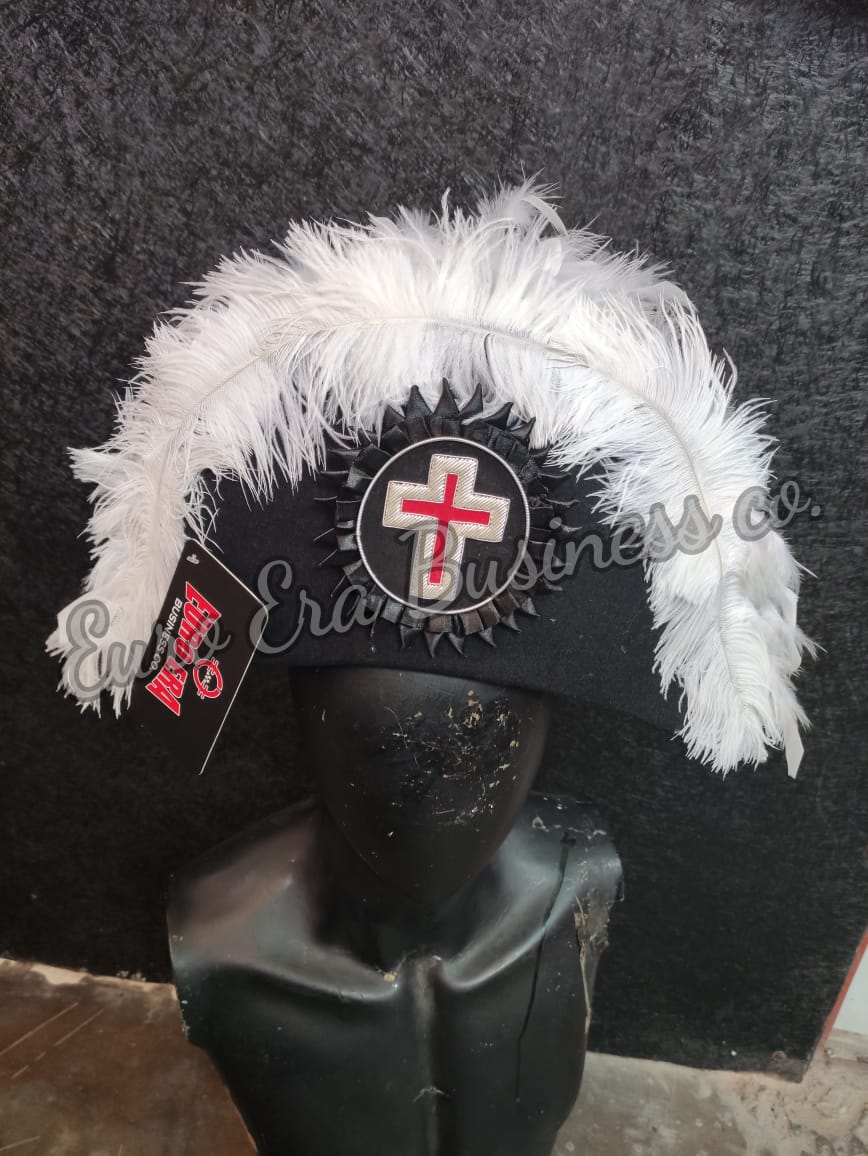 New Masonic Knight Templar Military Officers Bicorn Hat