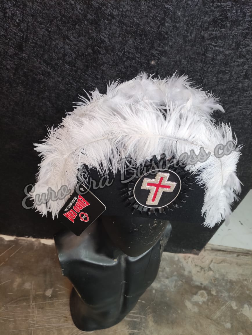 New Masonic Knight Templar Military Officers Bicorn Hat