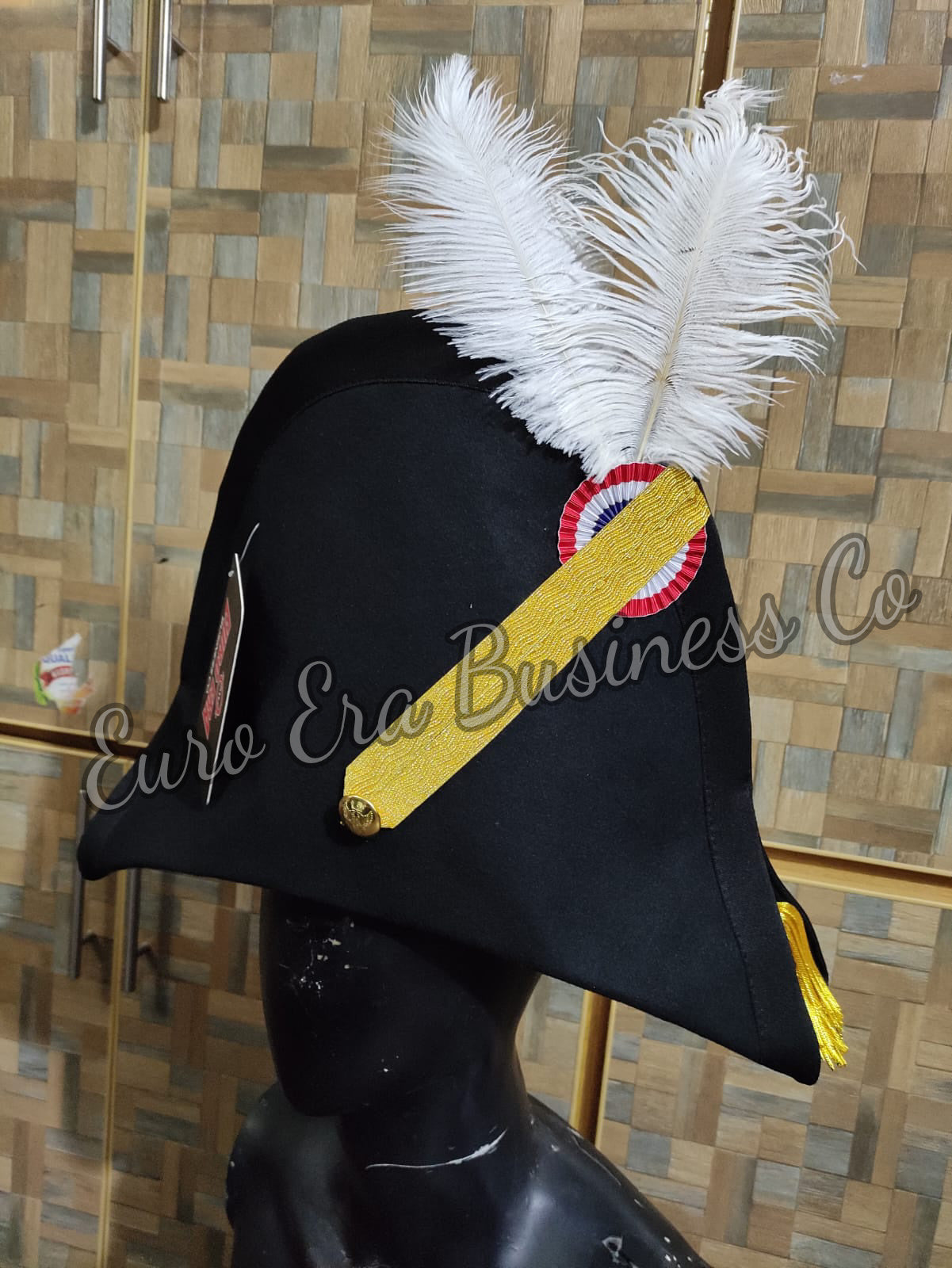 Napoleonic 17th 18th century French Prussian Officers Bicorn Hat