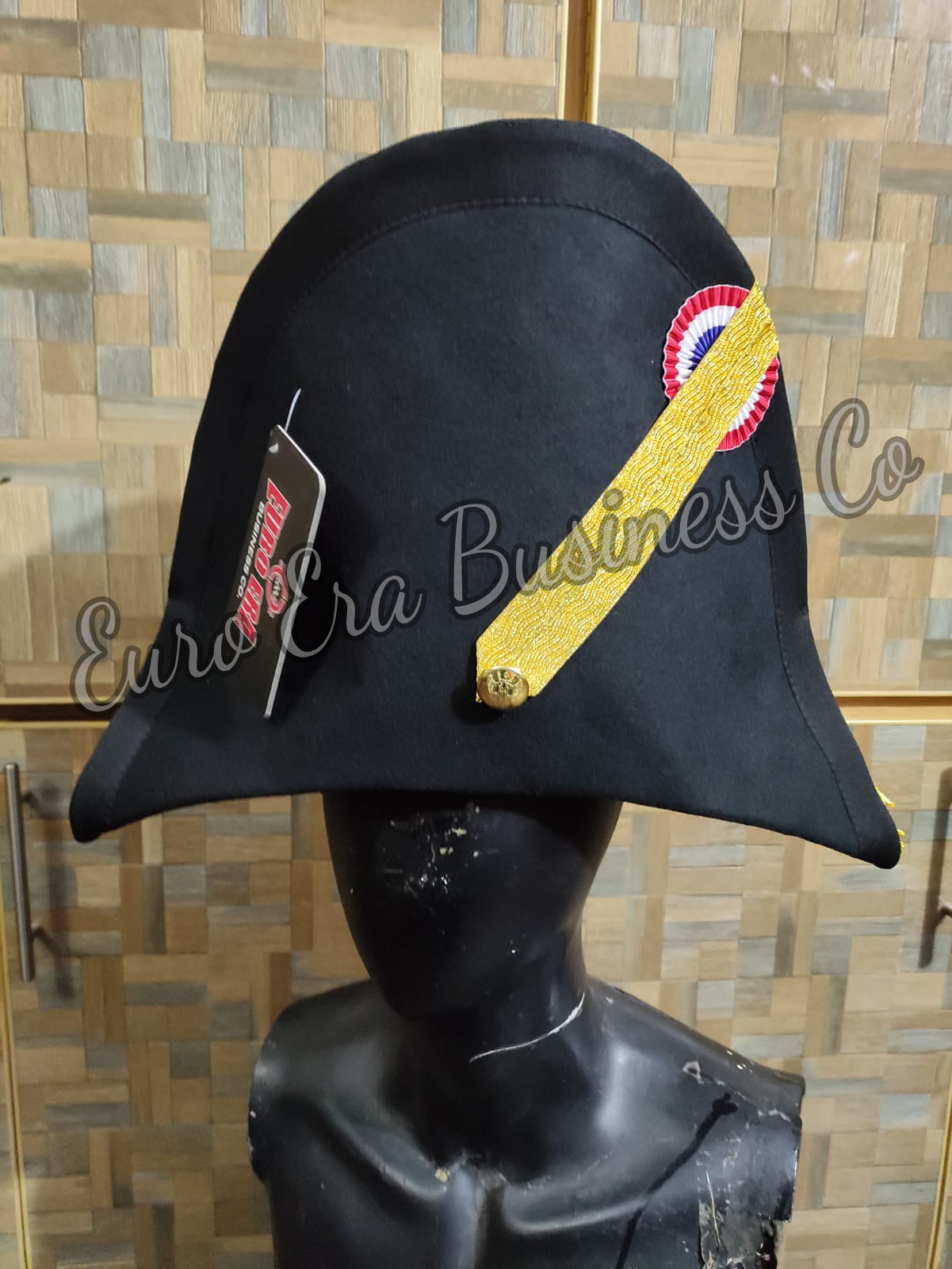 Napoleonic 17th 18th century French Prussian Style Officer Bicorn Hat