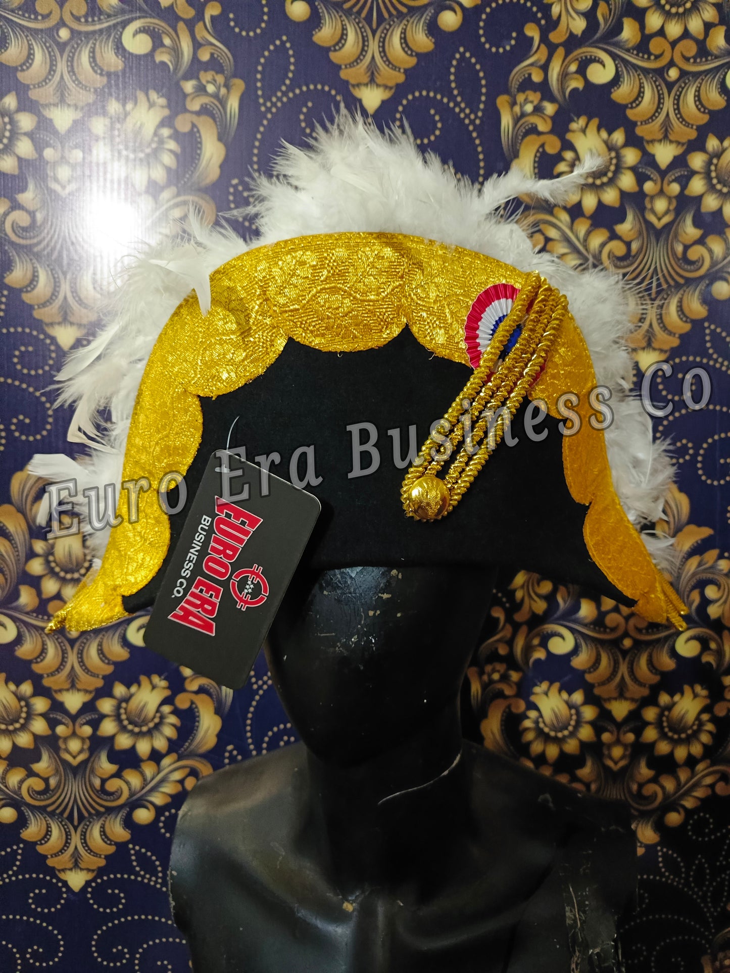 Napoleonic French General Field Marshal Military Bicorn Hat