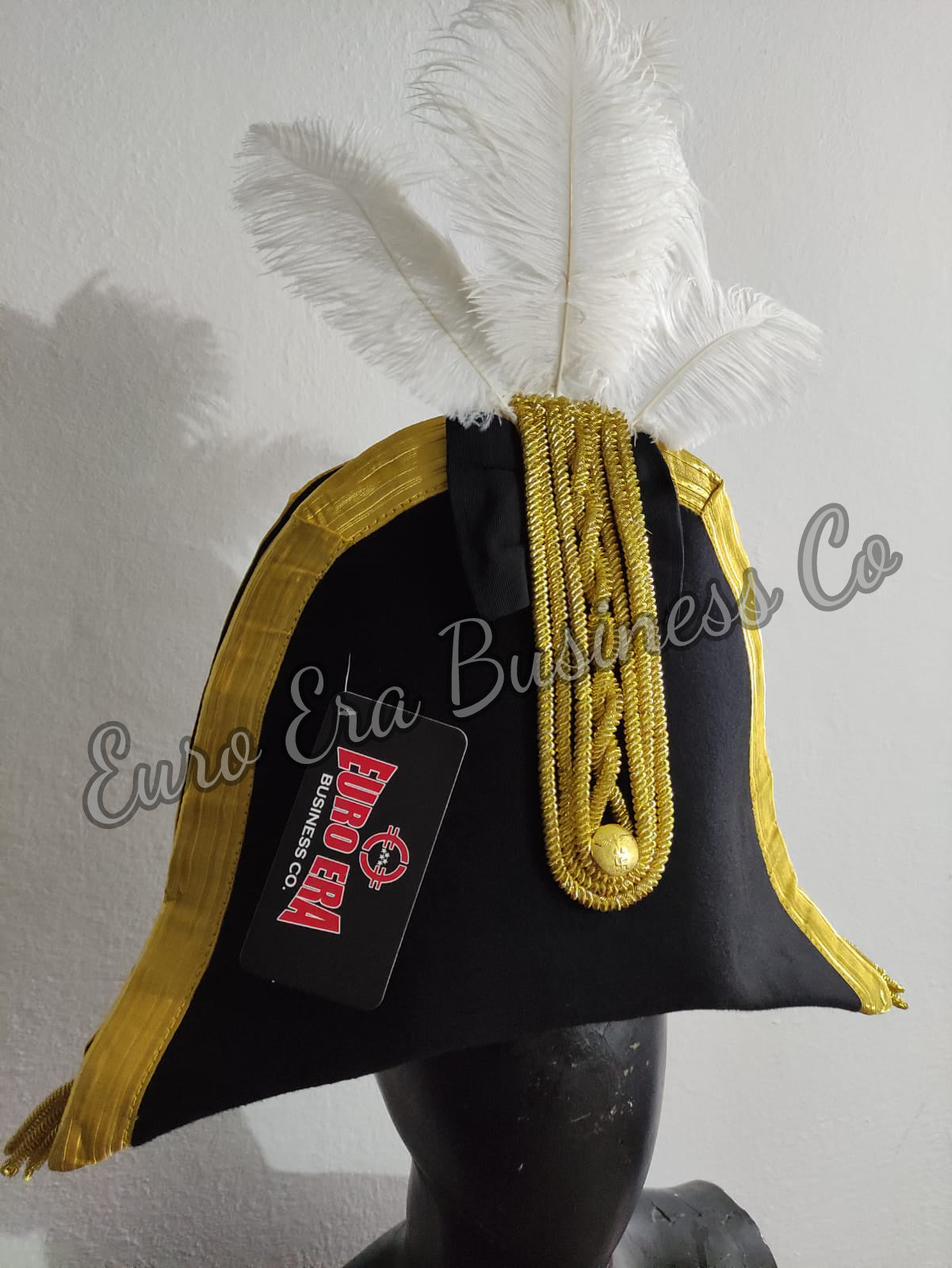 Napoleonic 17th 18th century British/Us General Senior Officers Bicorn Hat