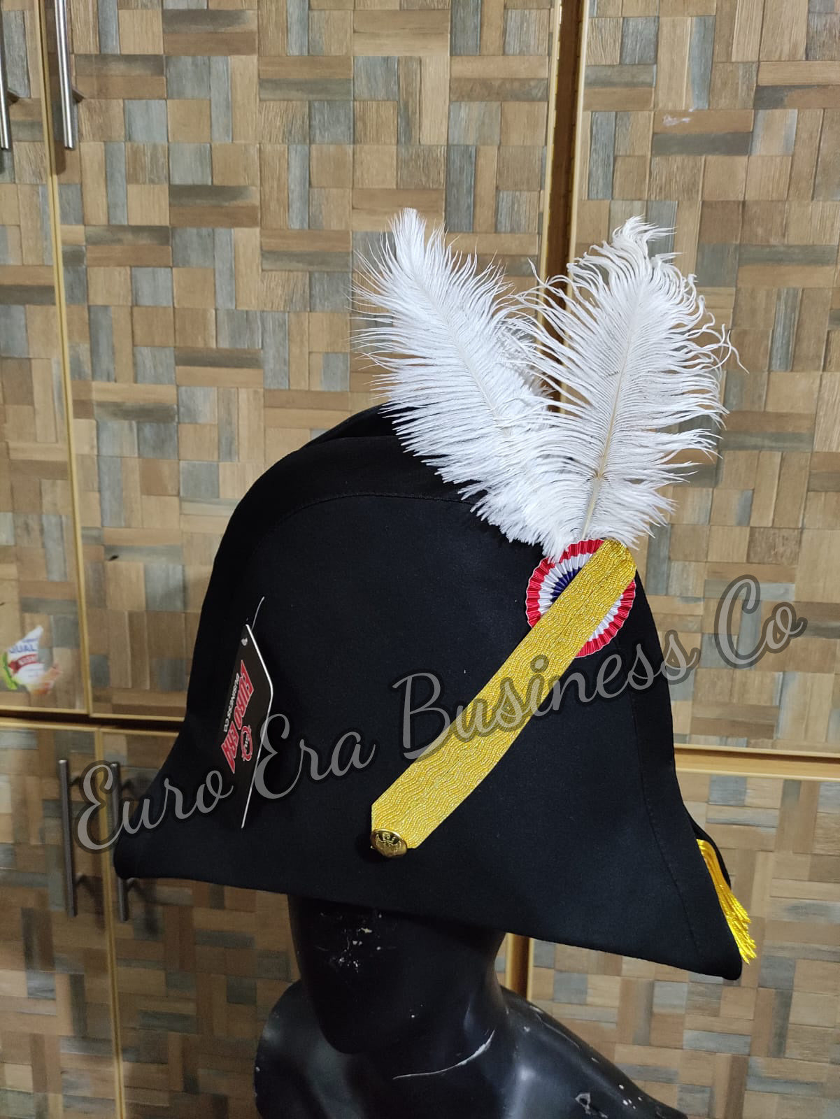 Napoleonic Revolutionary British French Military Officer Bicorn Hat