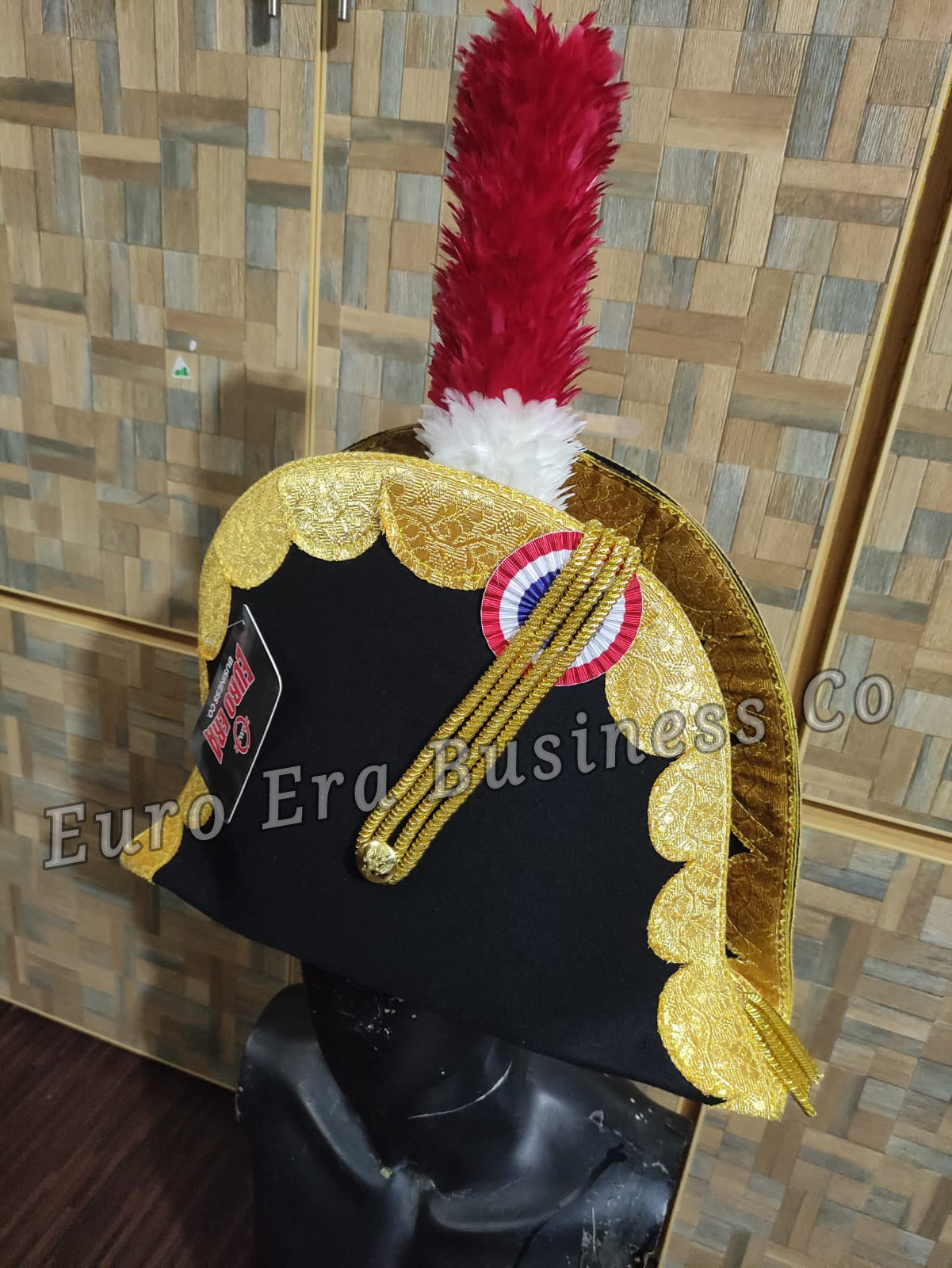 Napoleonic French General Field Marshal Military Bicorn Hat