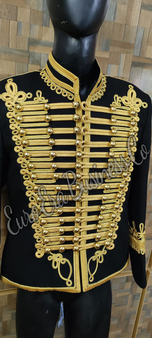 Napoleonische britische Adam Ant Hussars Militärjacke