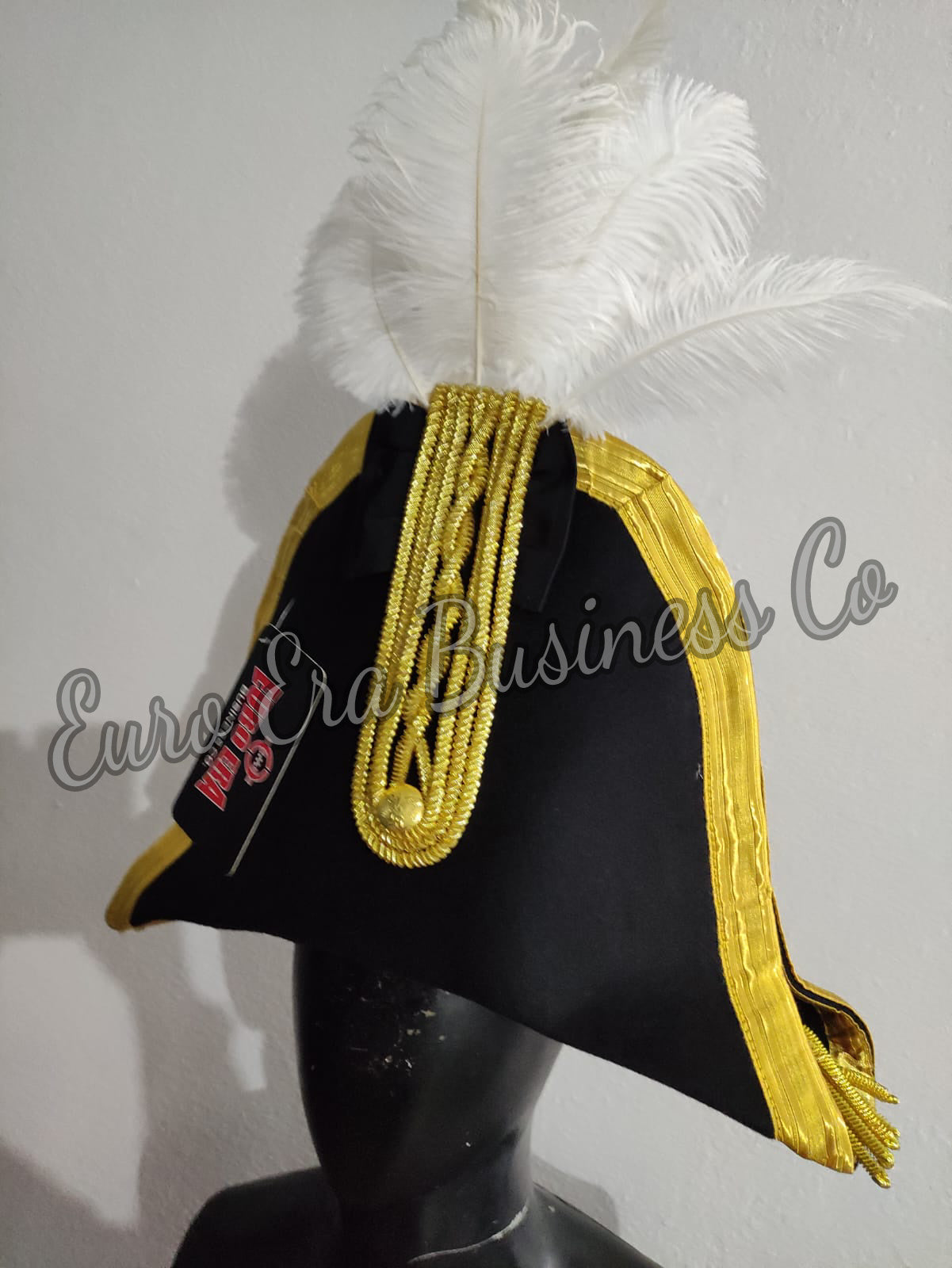 Napoleonic 17th 18th century British/Us General Senior Officers Bicorn Hat