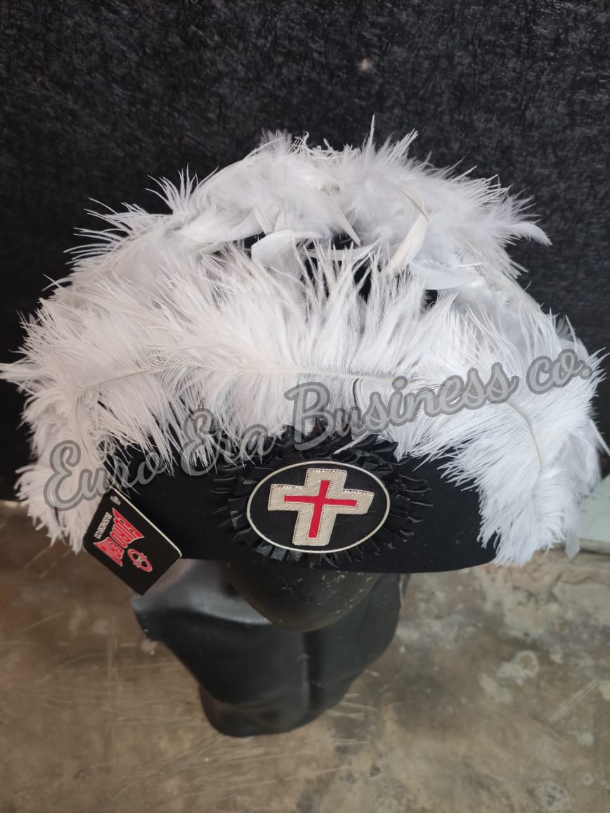 New Masonic Knight Templar Military Officers Bicorn Hat