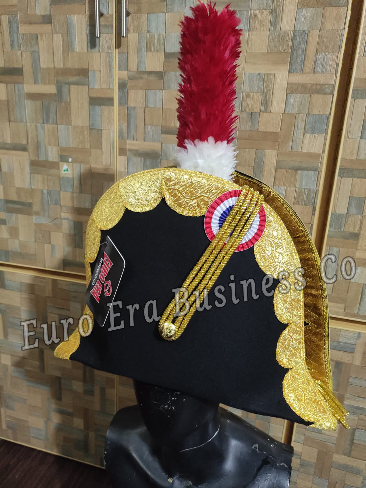 Napoleonic French General Field Marshal Military Bicorn Hat