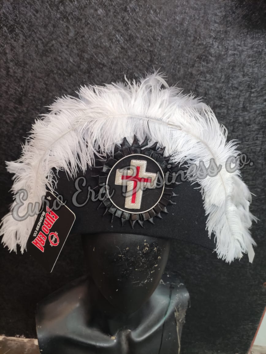 New Masonic Knight Templar Military Officers Bicorn Hat