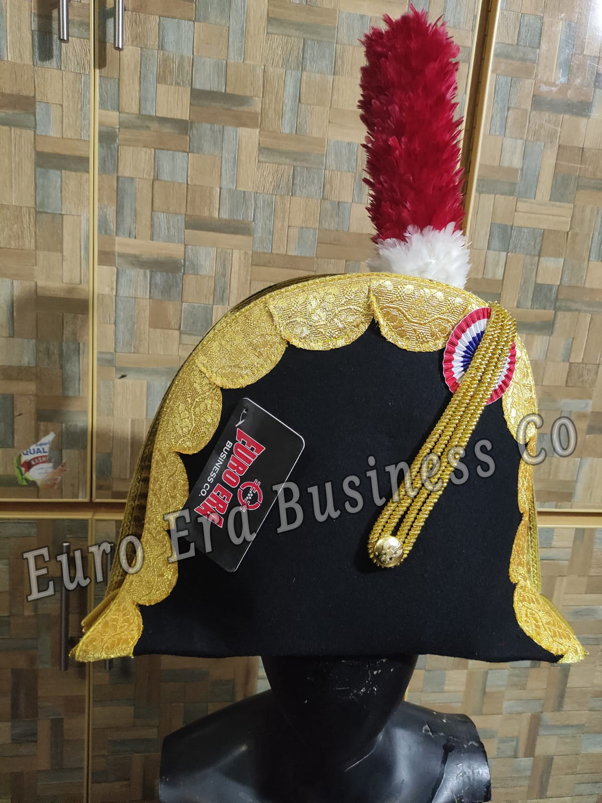 Napoleonic French General Field Marshal Military Bicorn Hat