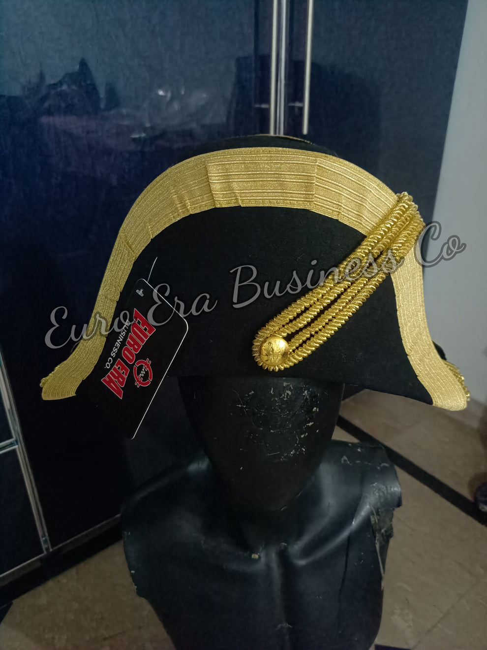 Napoleonic 17th 18th century British Navy General Officers Bicorn Hat ...