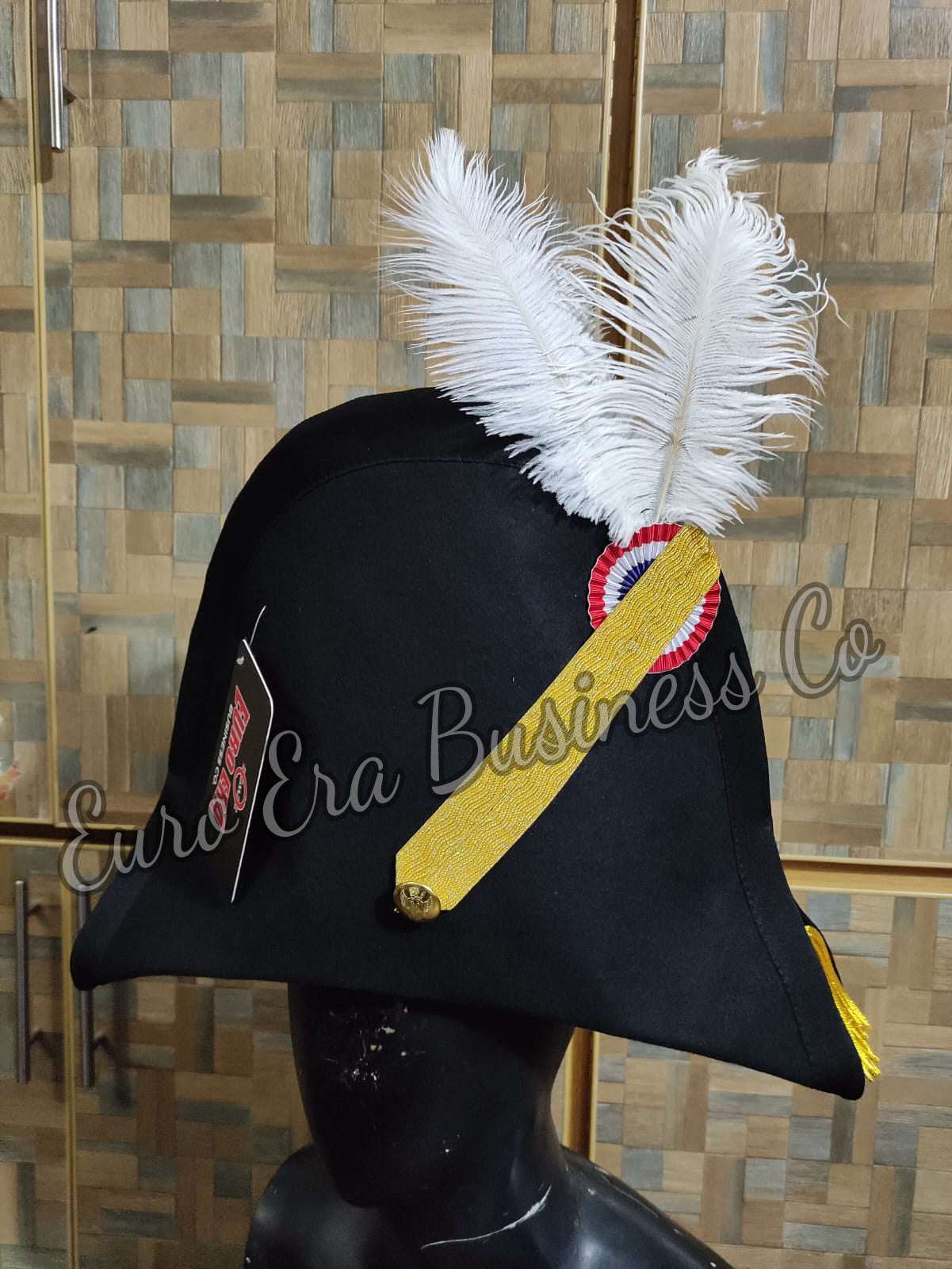 Napoleonic 17th 18th century French Prussian Officers Bicorn Hat